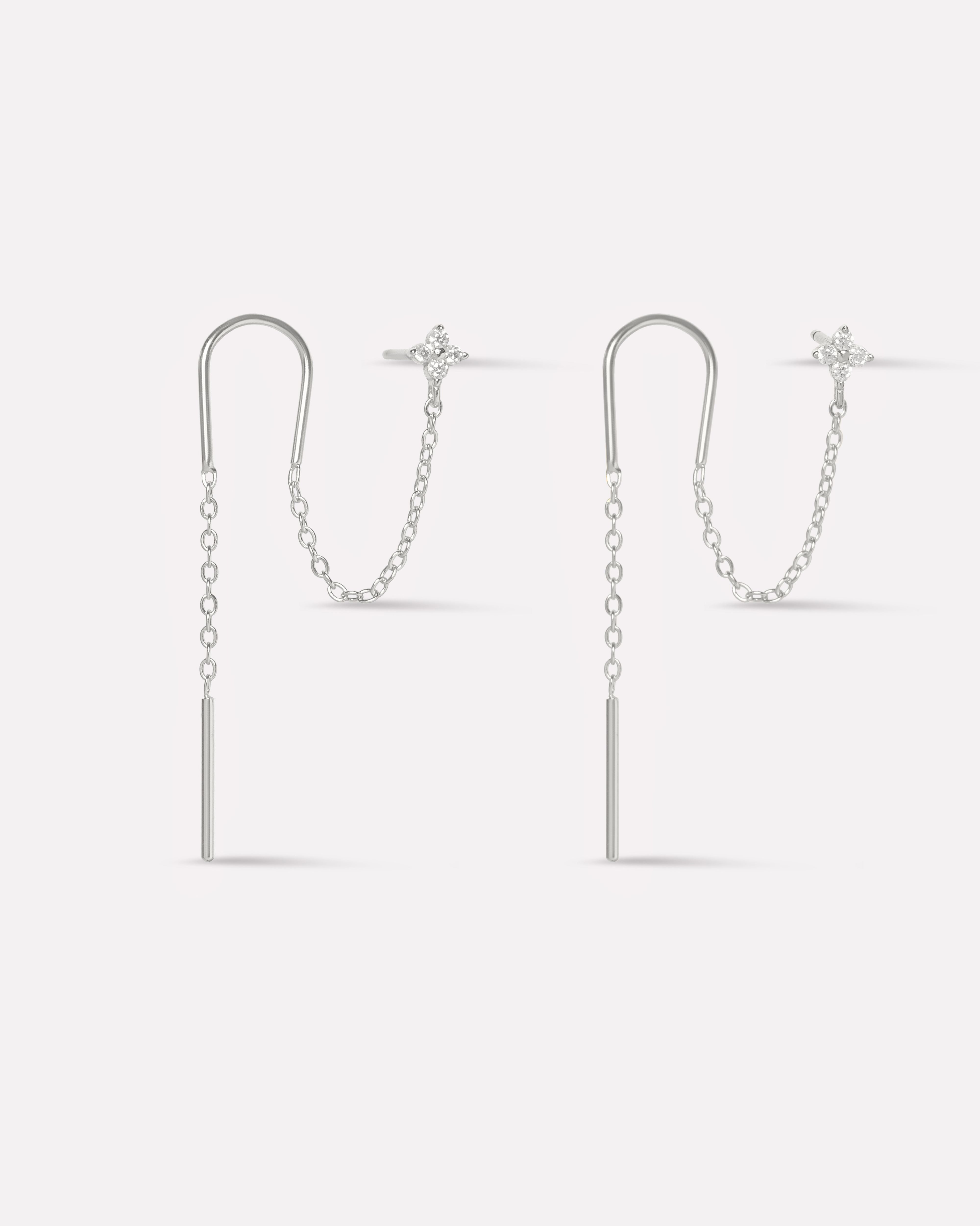 Elise Sui Dhaga Chain Connector Earrings