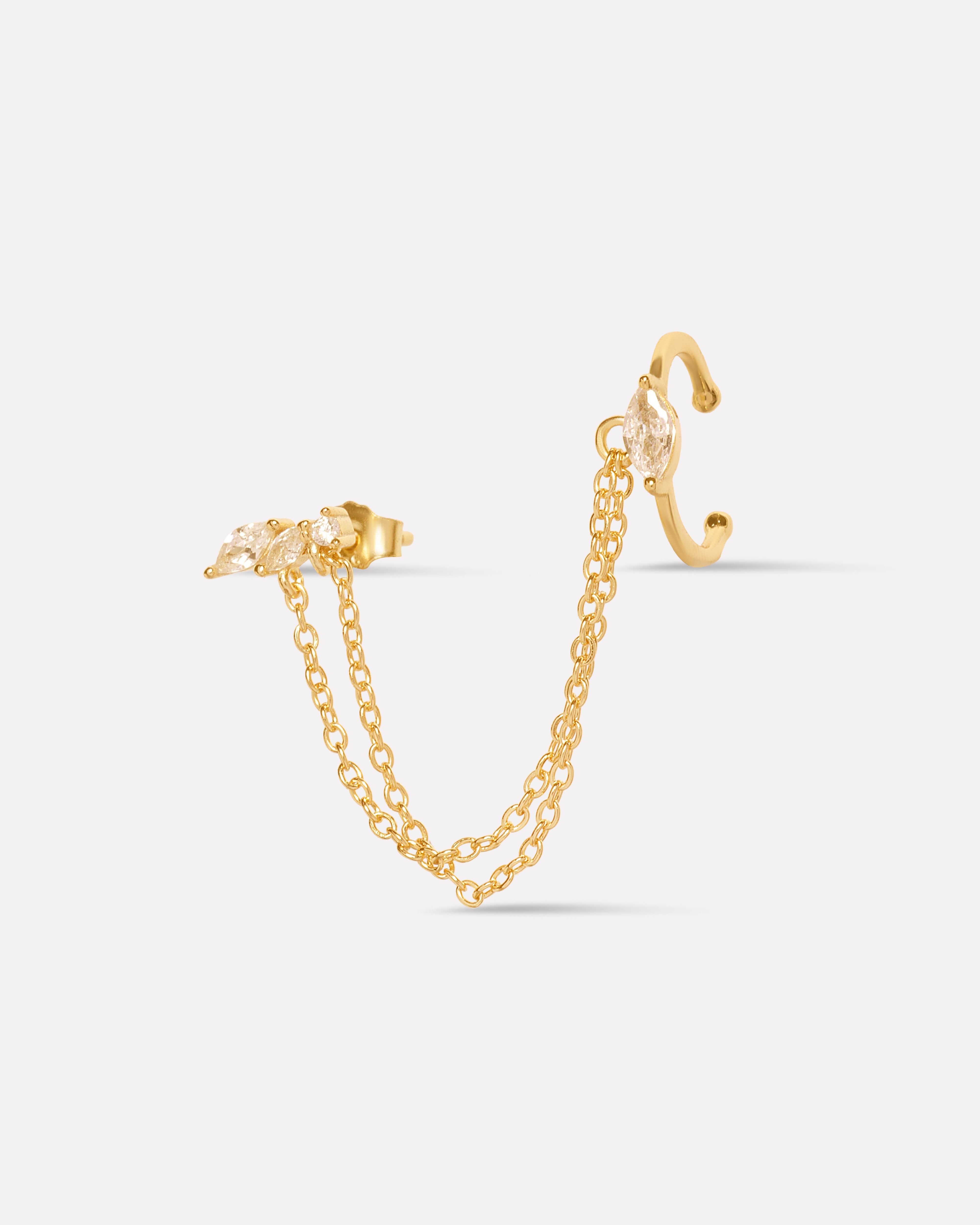 Victoria Chain Connector Earrings