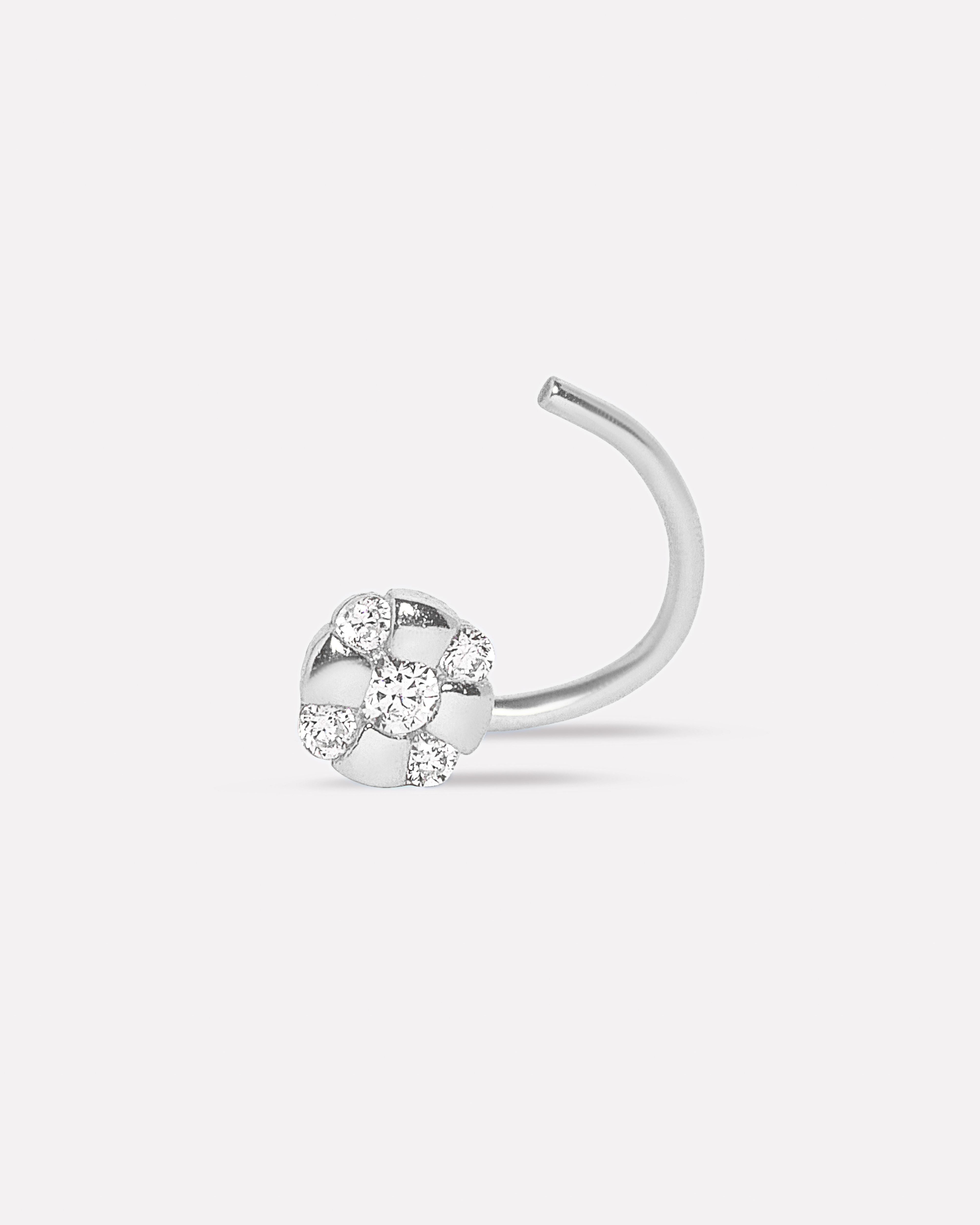 Aurora Flower Nose Pin