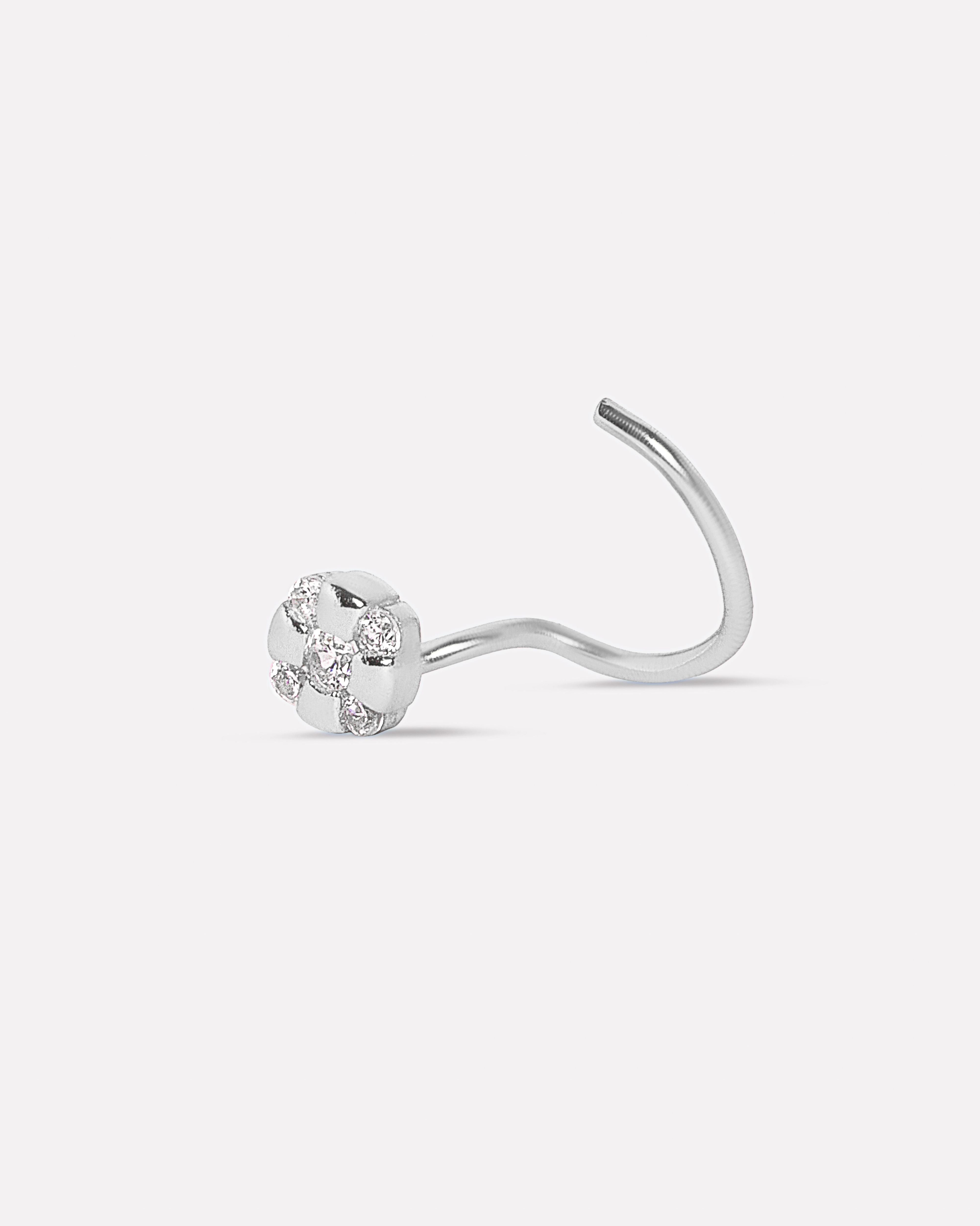 Aurora Flower Nose Pin