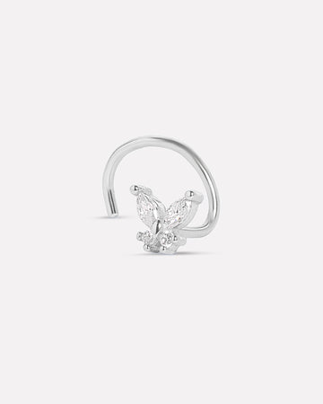 Butterfly Glow Nose Pin