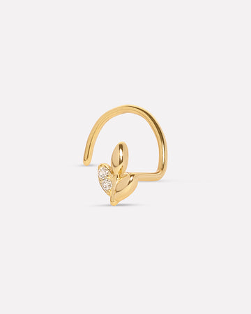 Leaf Glow Nose Pin