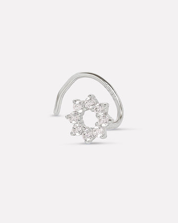 Star Flower Nose Pin