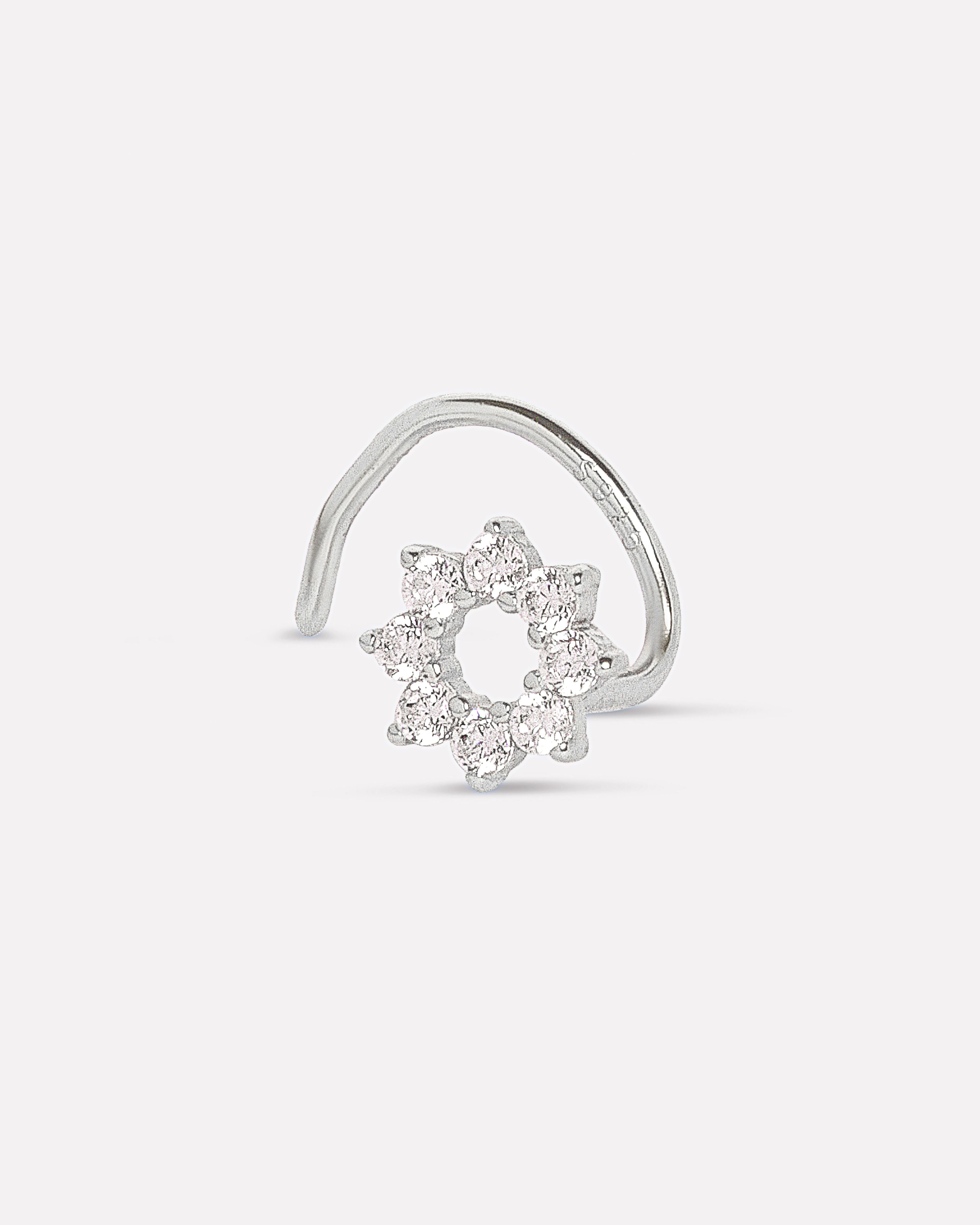 Star Flower Nose Pin