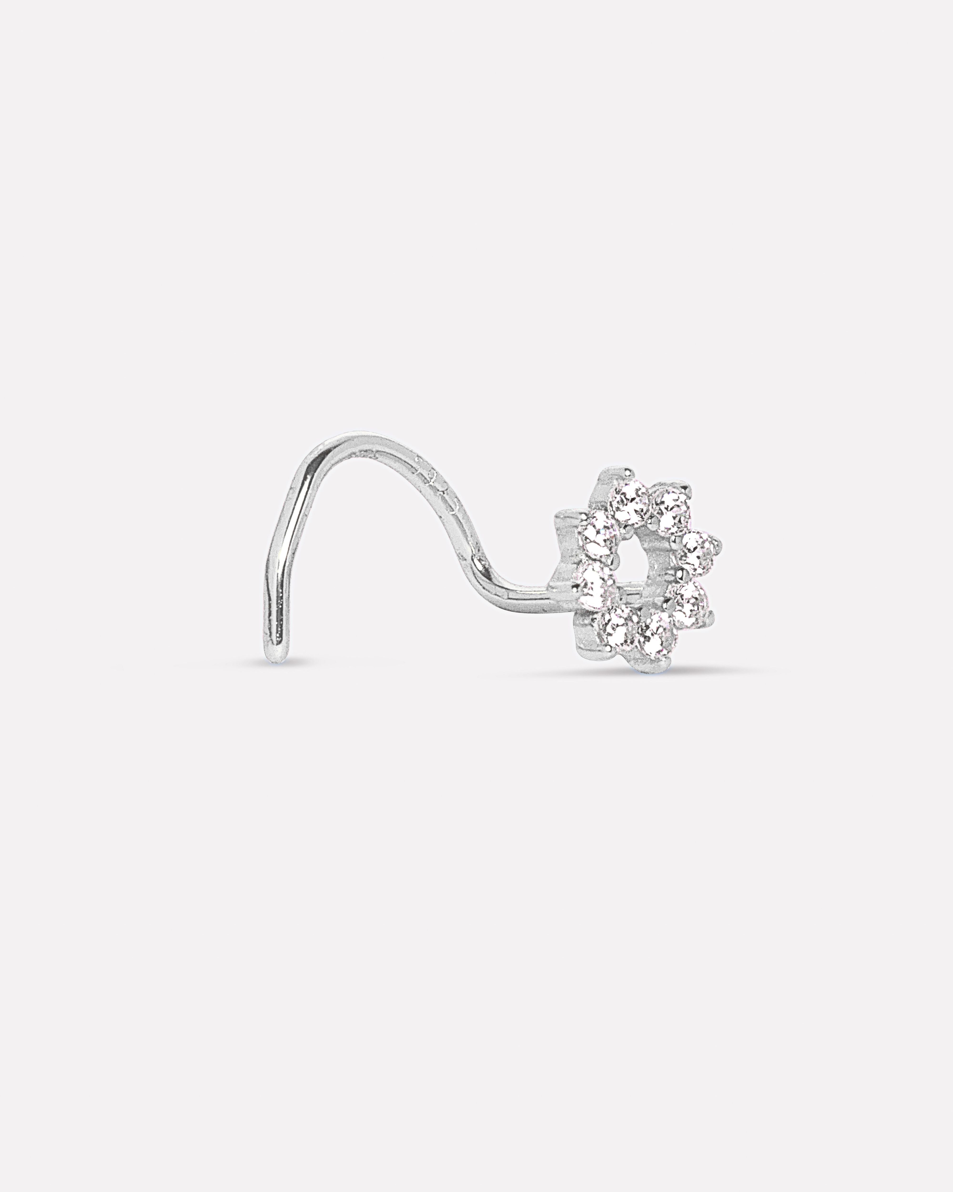 Star Flower Nose Pin