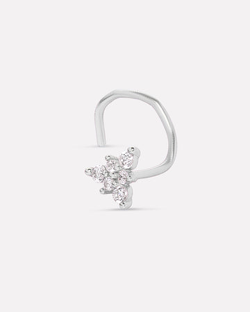 Tri Zirconia Nose Pin