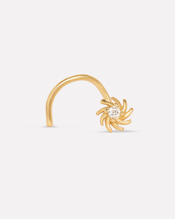 Swirl Pinwheel Nose Pin