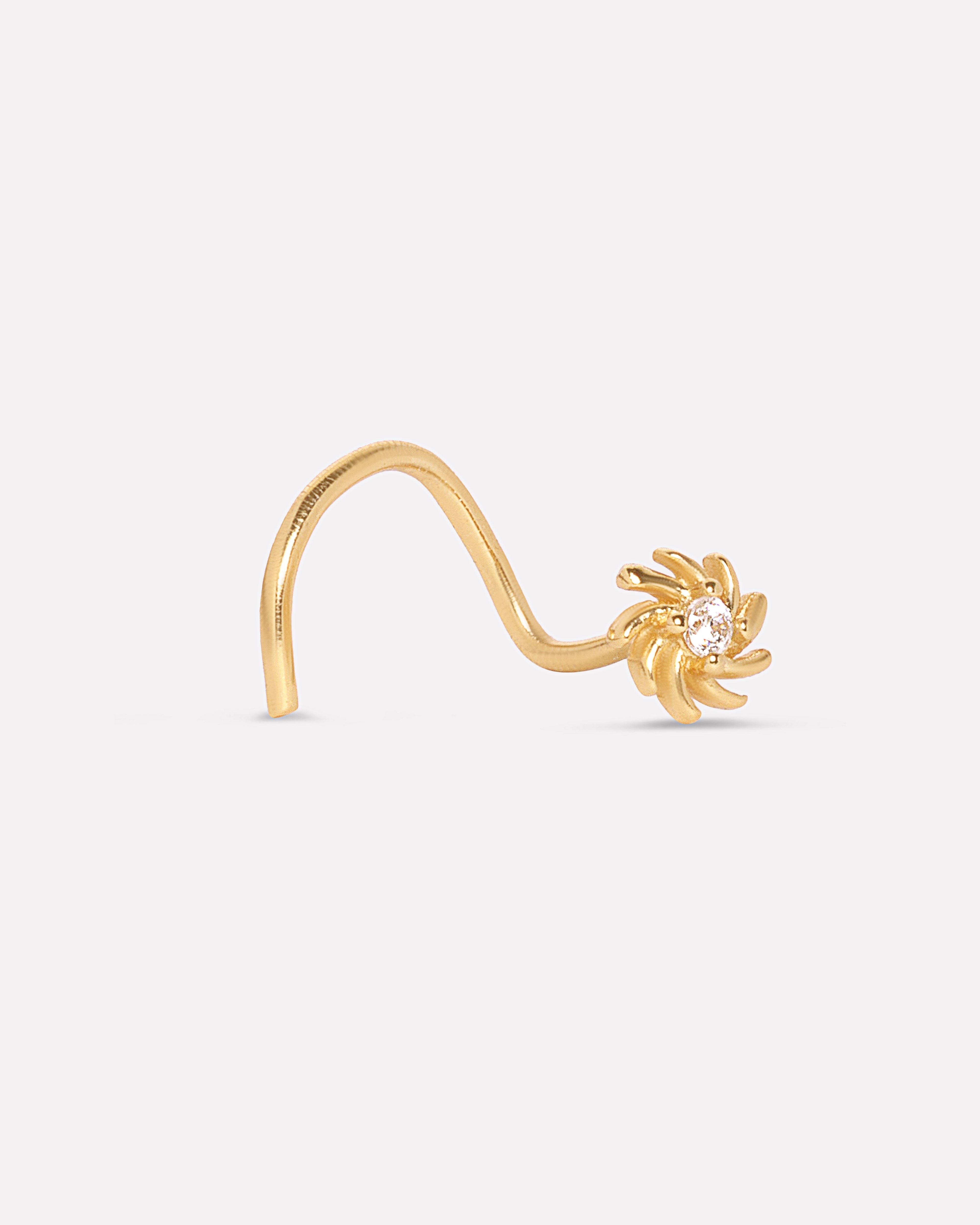Swirl Pinwheel Nose Pin
