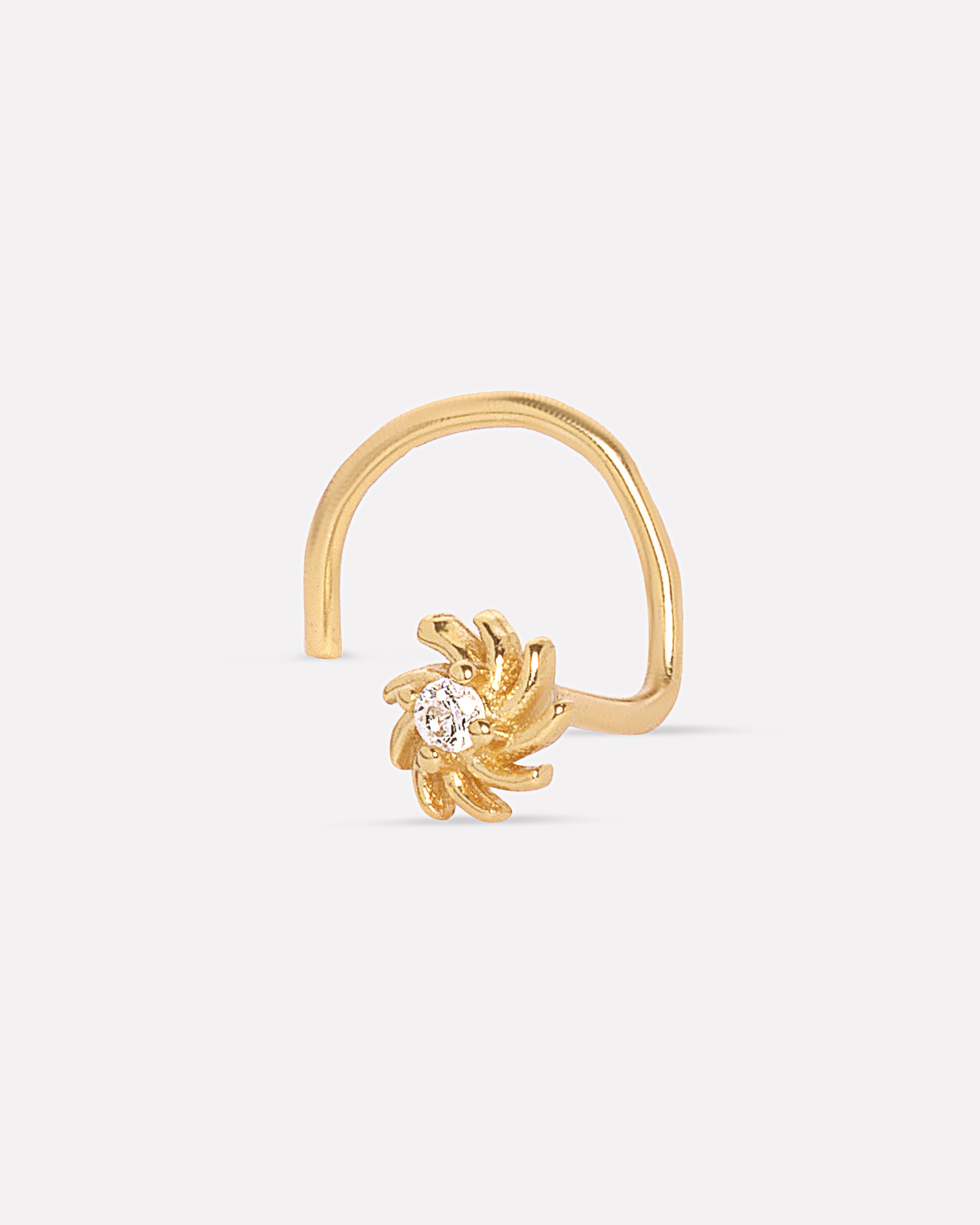 Swirl Pinwheel Nose Pin