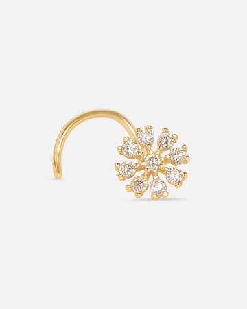 Cluster Flower Nose Pin