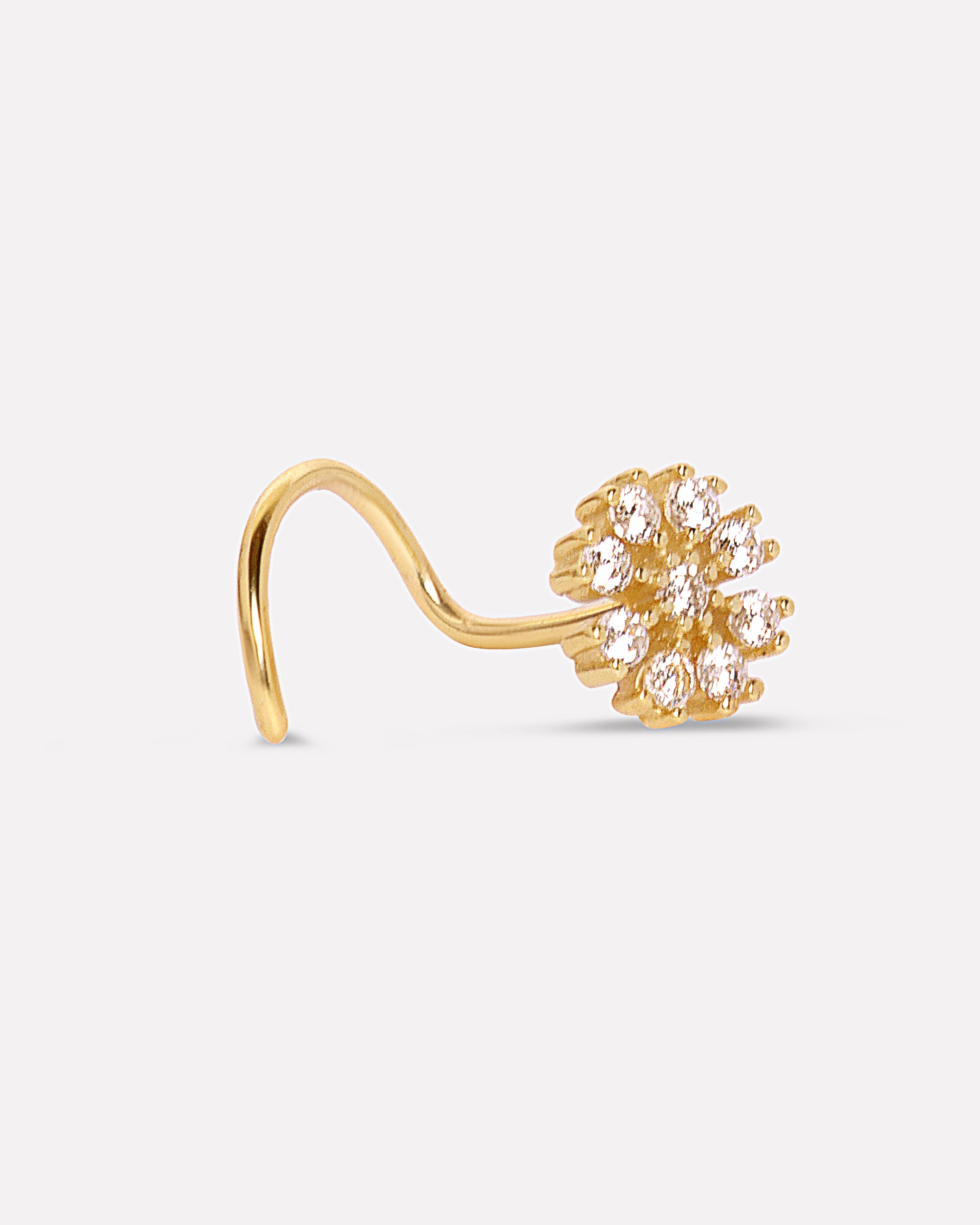 Cluster Flower Nose Pin