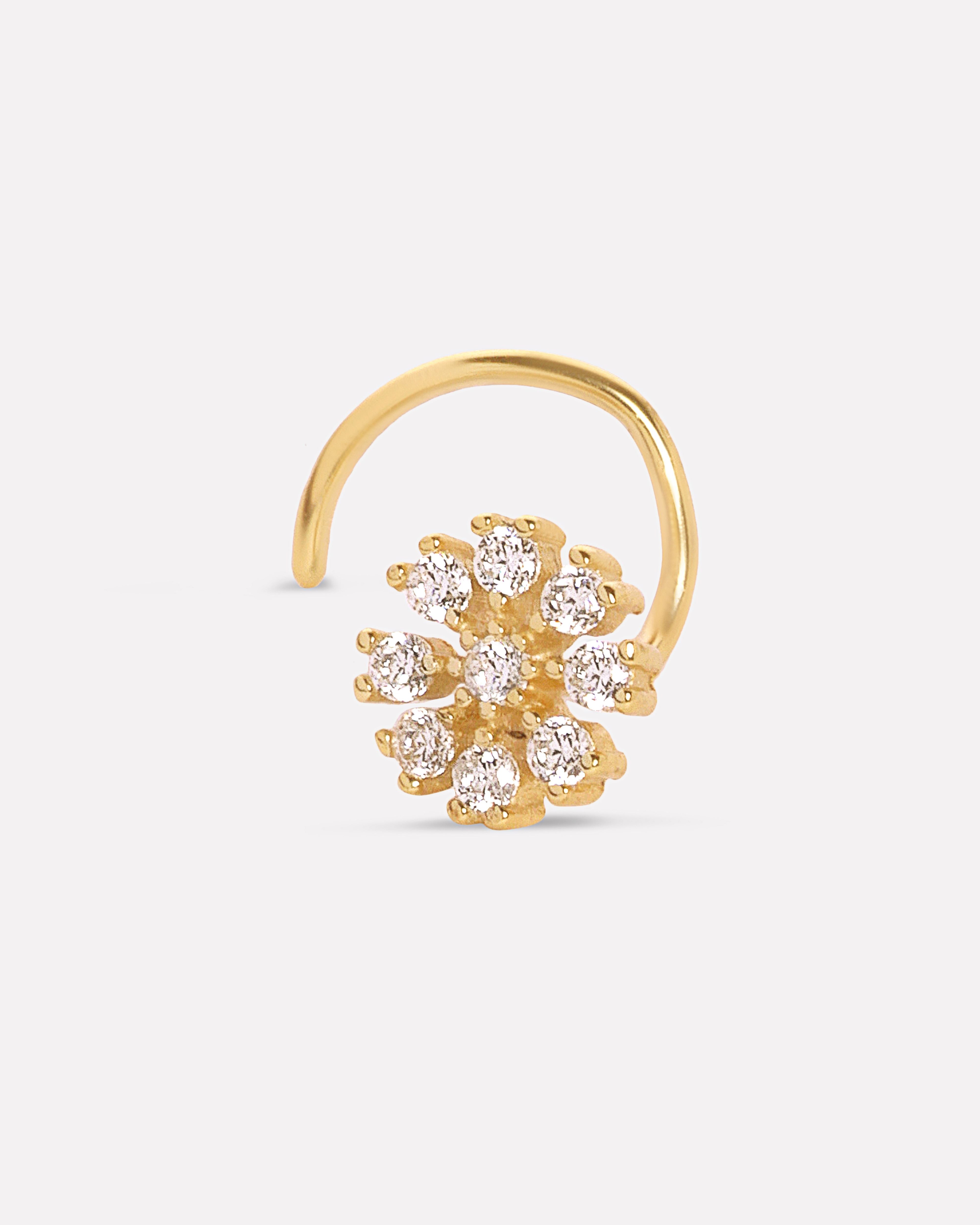 Cluster Flower Nose Pin