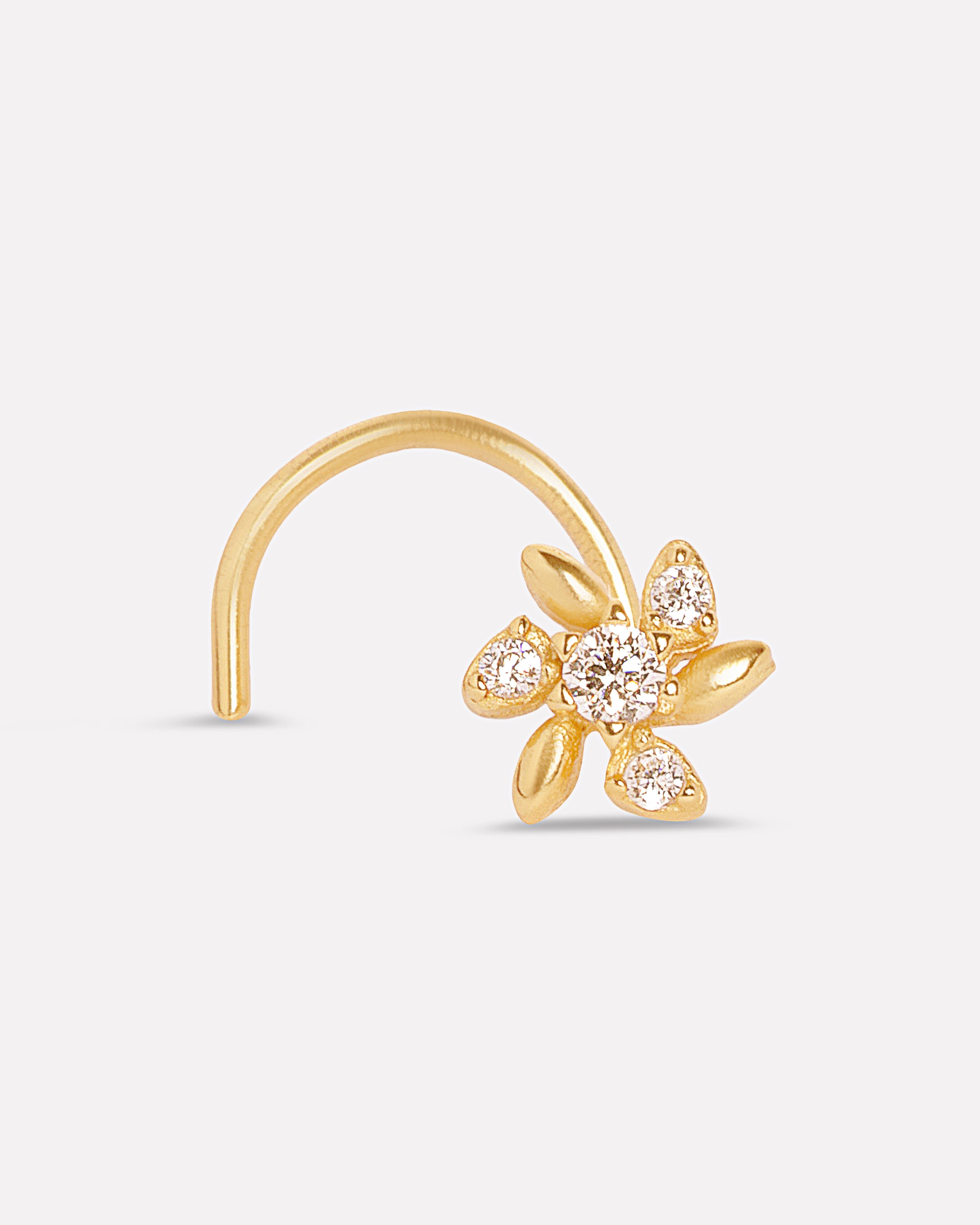 Bloom Aura Nose Pin