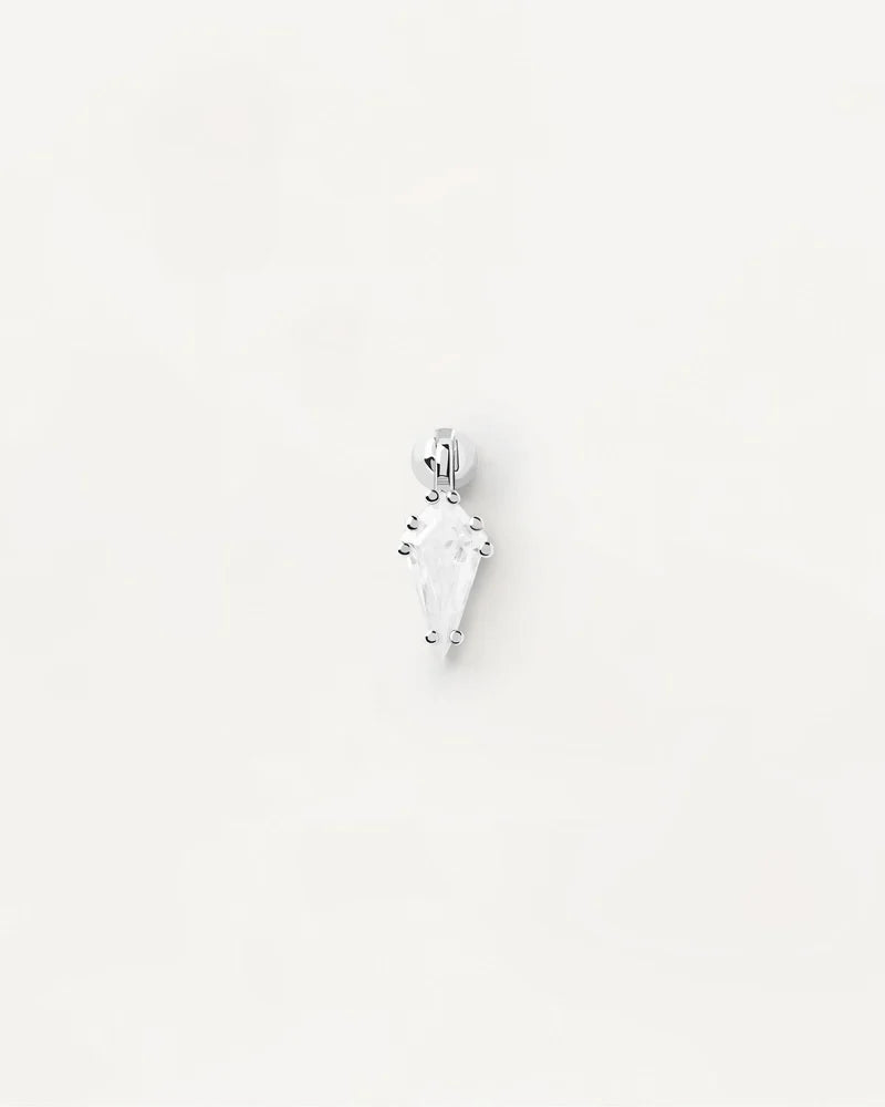 Floating Penta Stone Stud Earrings