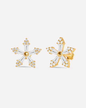 Selestia Flat Back Stud Earrings