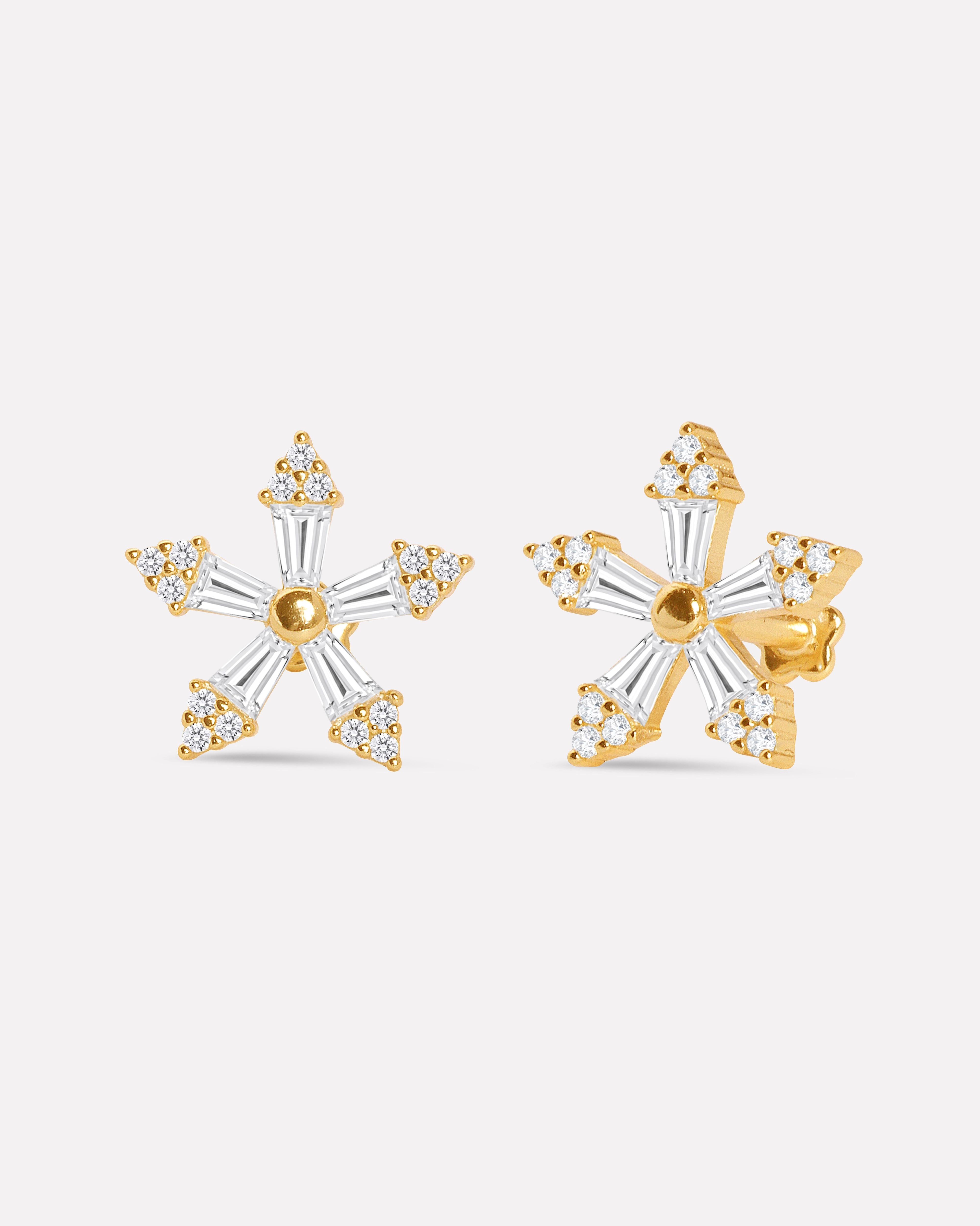 Selestia Flat Back Stud Earrings
