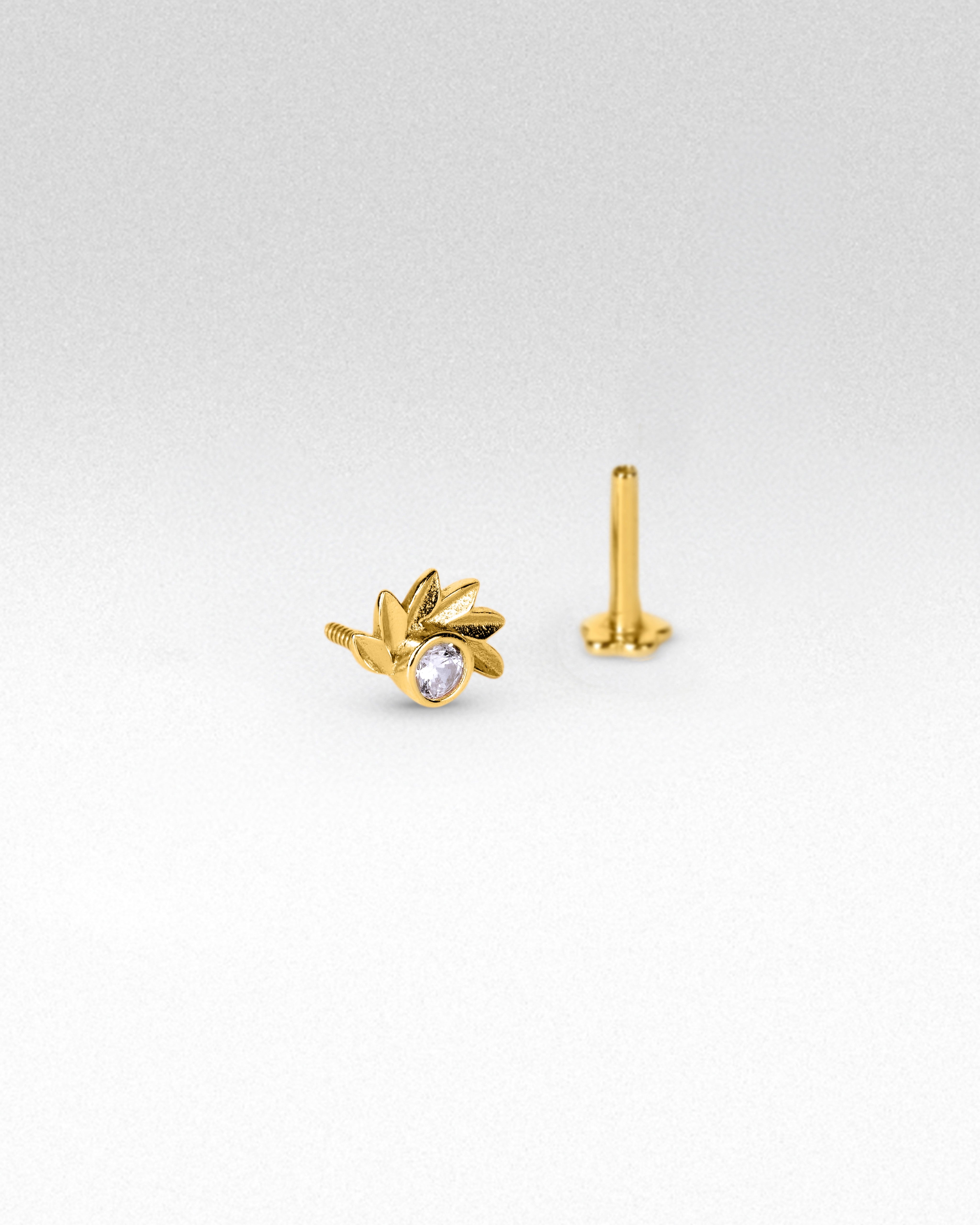 Swirl Flatback Earrings
