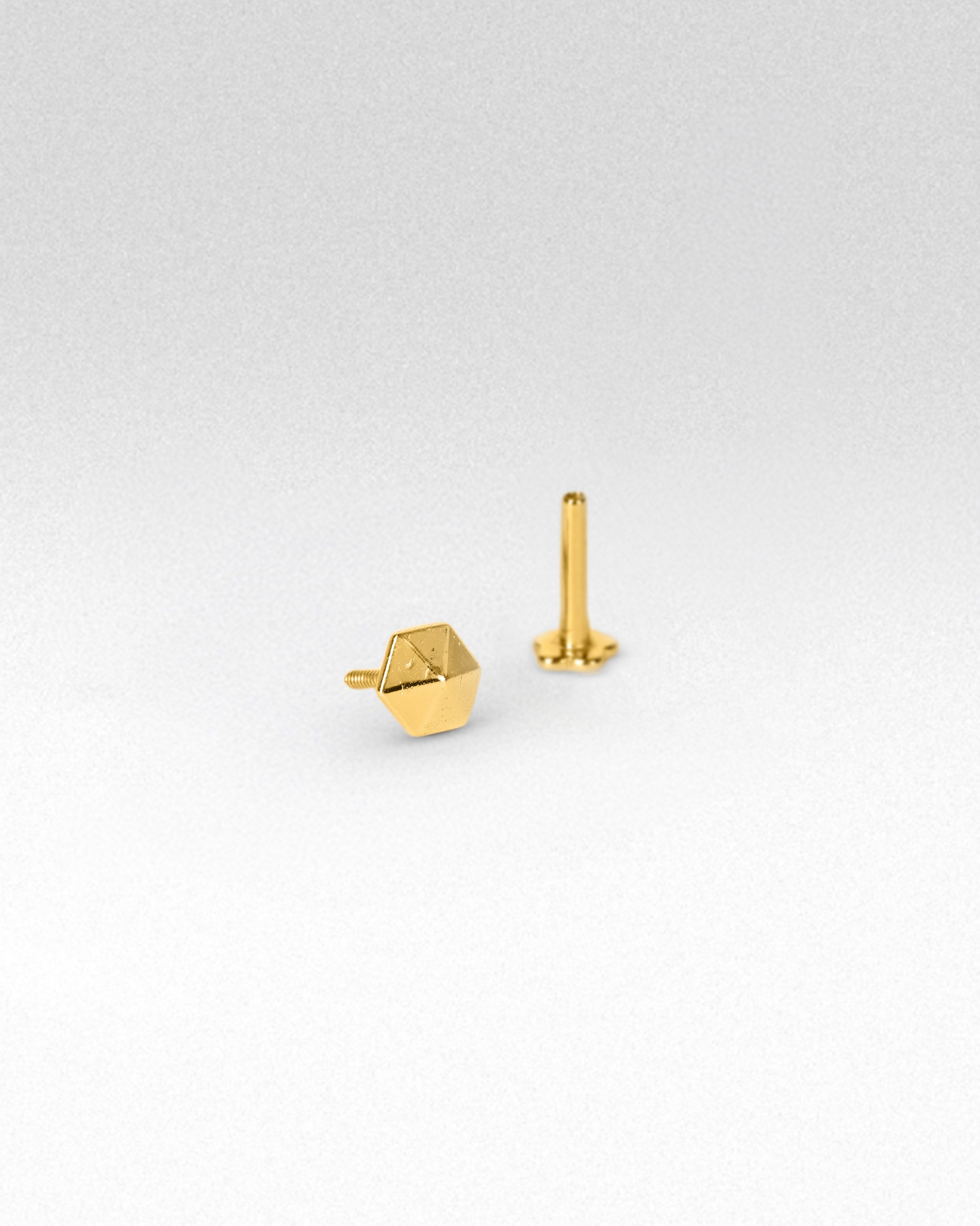 Geo Flatback Earrings