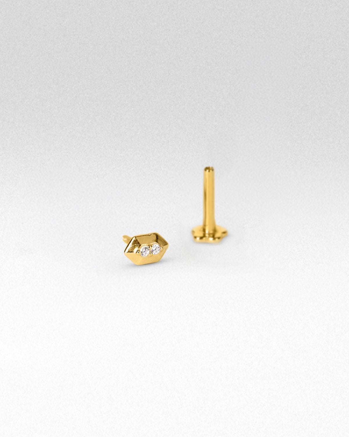 Hex Flatback Stud