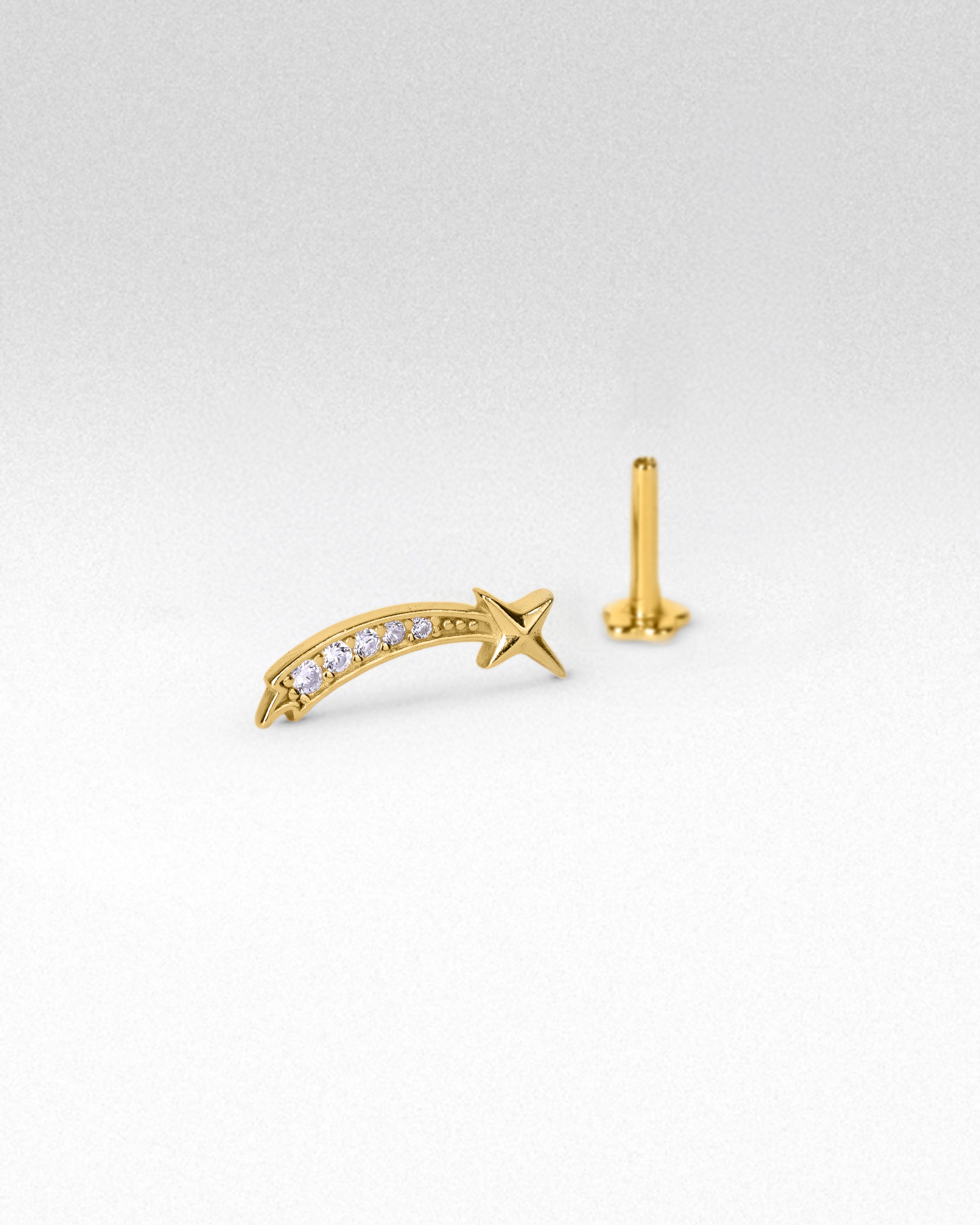 Shooting Star Flatback Stud