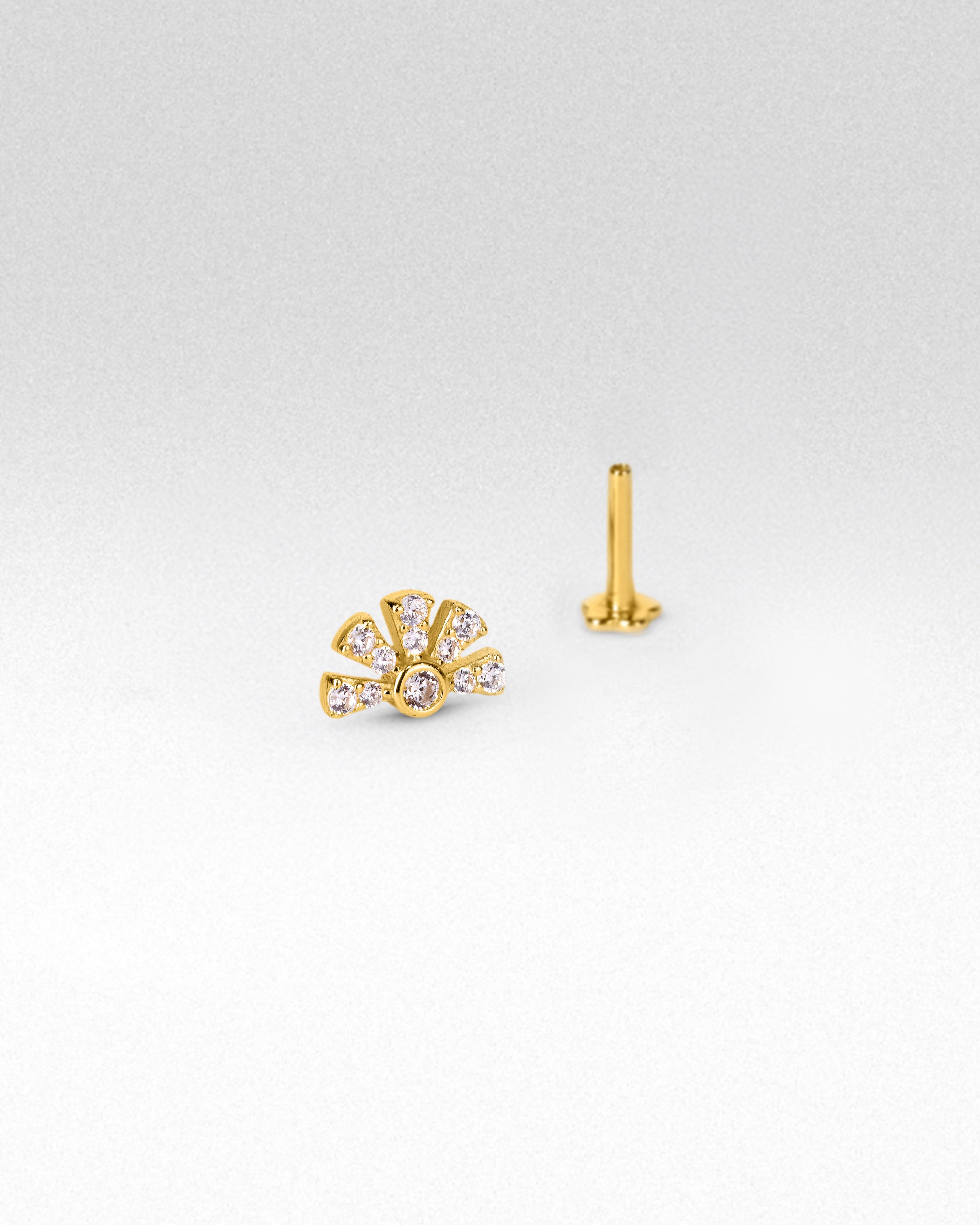 Golden Hour Flatback Earrings