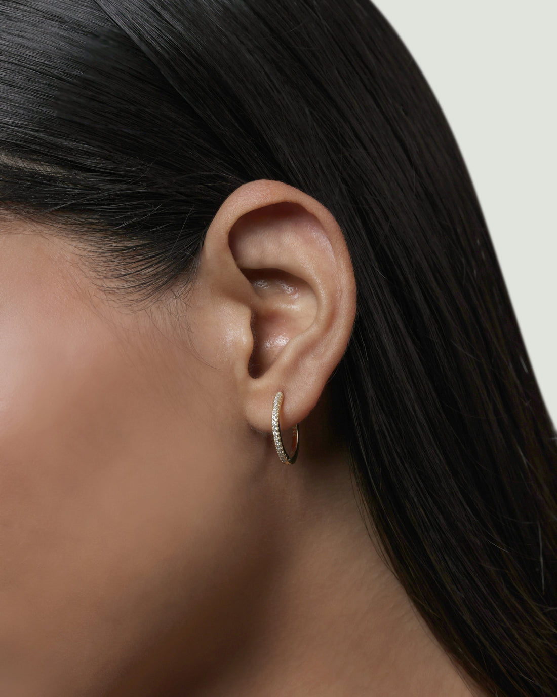 Round Statement Hoop Earrings - 12MM