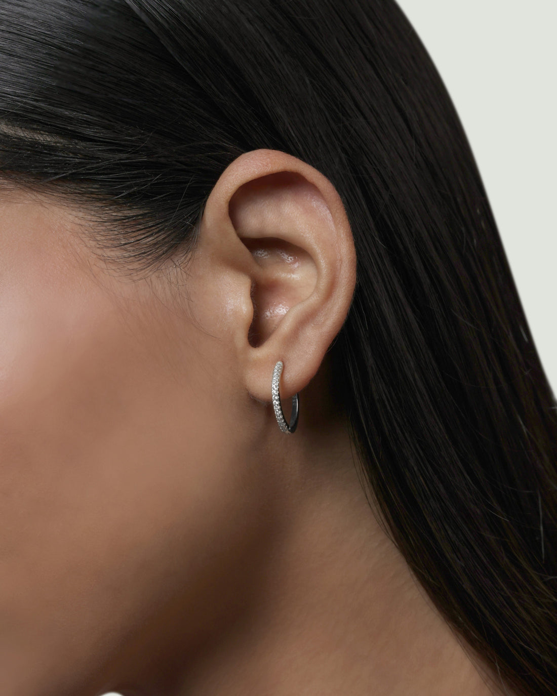 Round Statement Hoop Earrings - 12MM