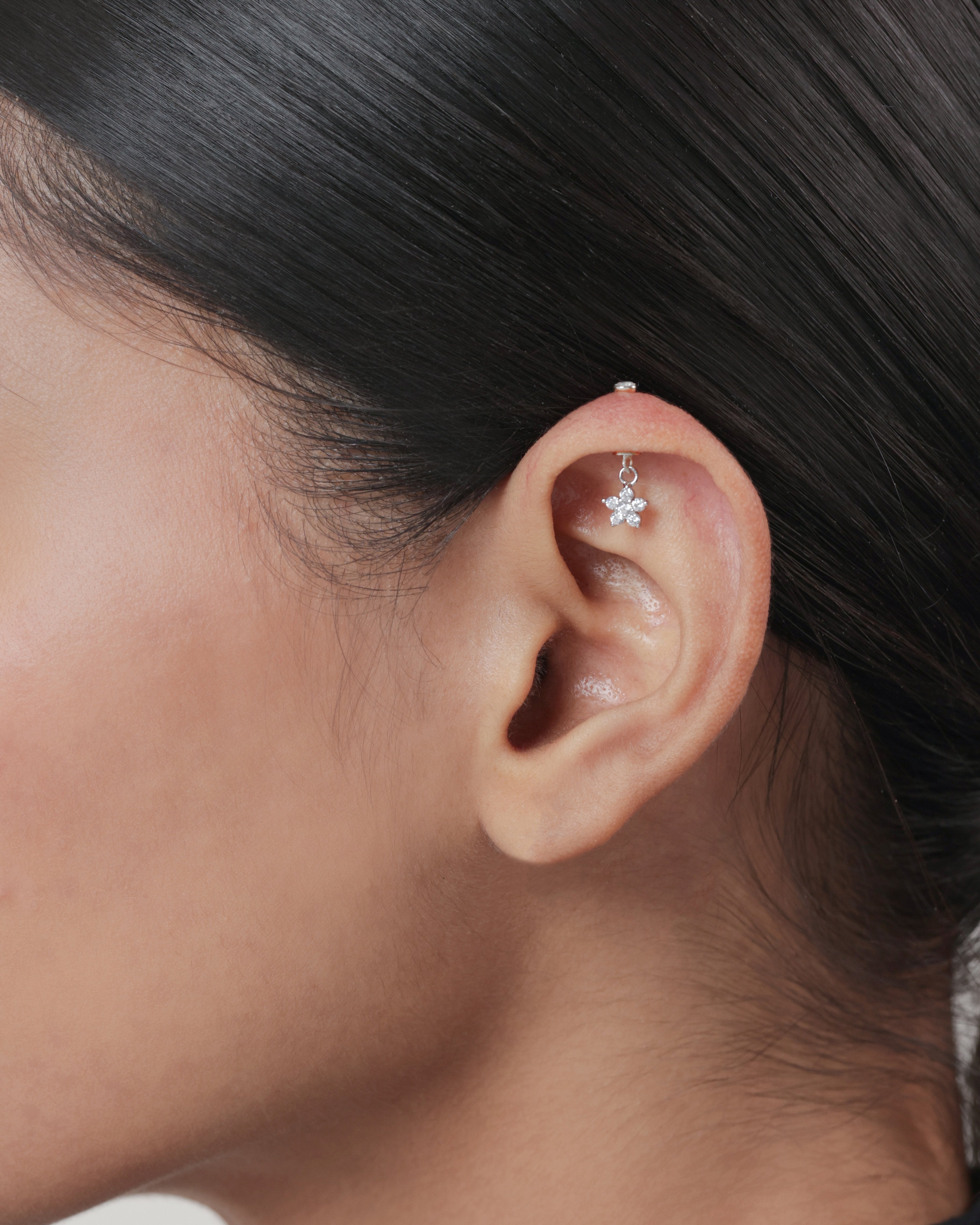 Marquise Starfish Helix Hanging Earrings