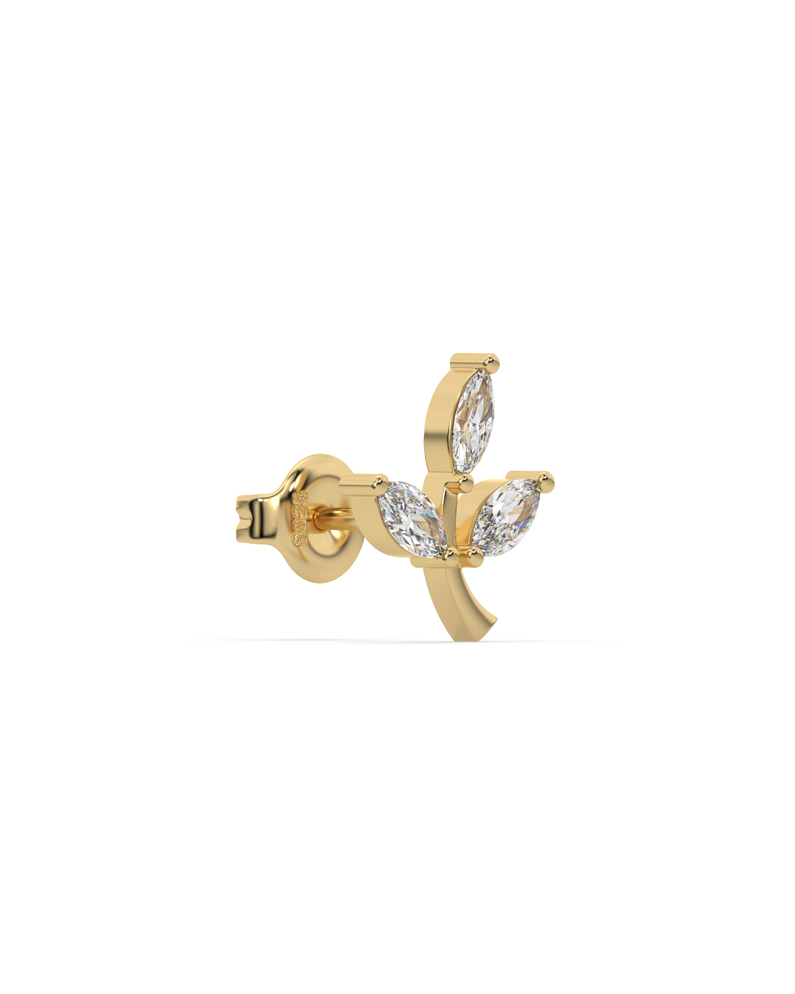 Marqa Leaf Stud Earrings