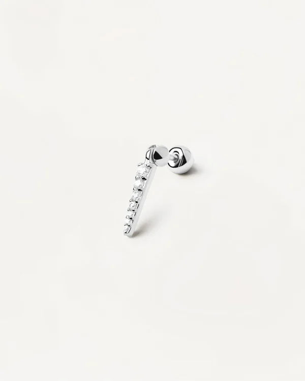 Floating Bar Stud Earrings