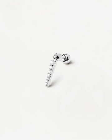 Floating Bar Stud Earrings