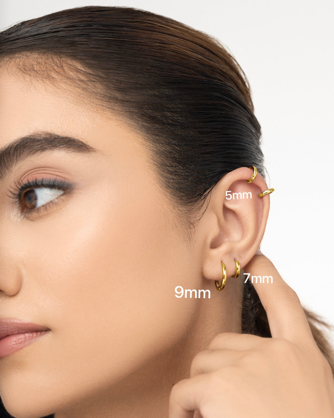 Evergreen Silver Hoops Multiple Sizes Hoop Earrings