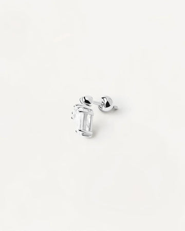 Floating Penta Stone Stud Earrings