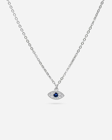 Minimal Evil Eye Necklace
