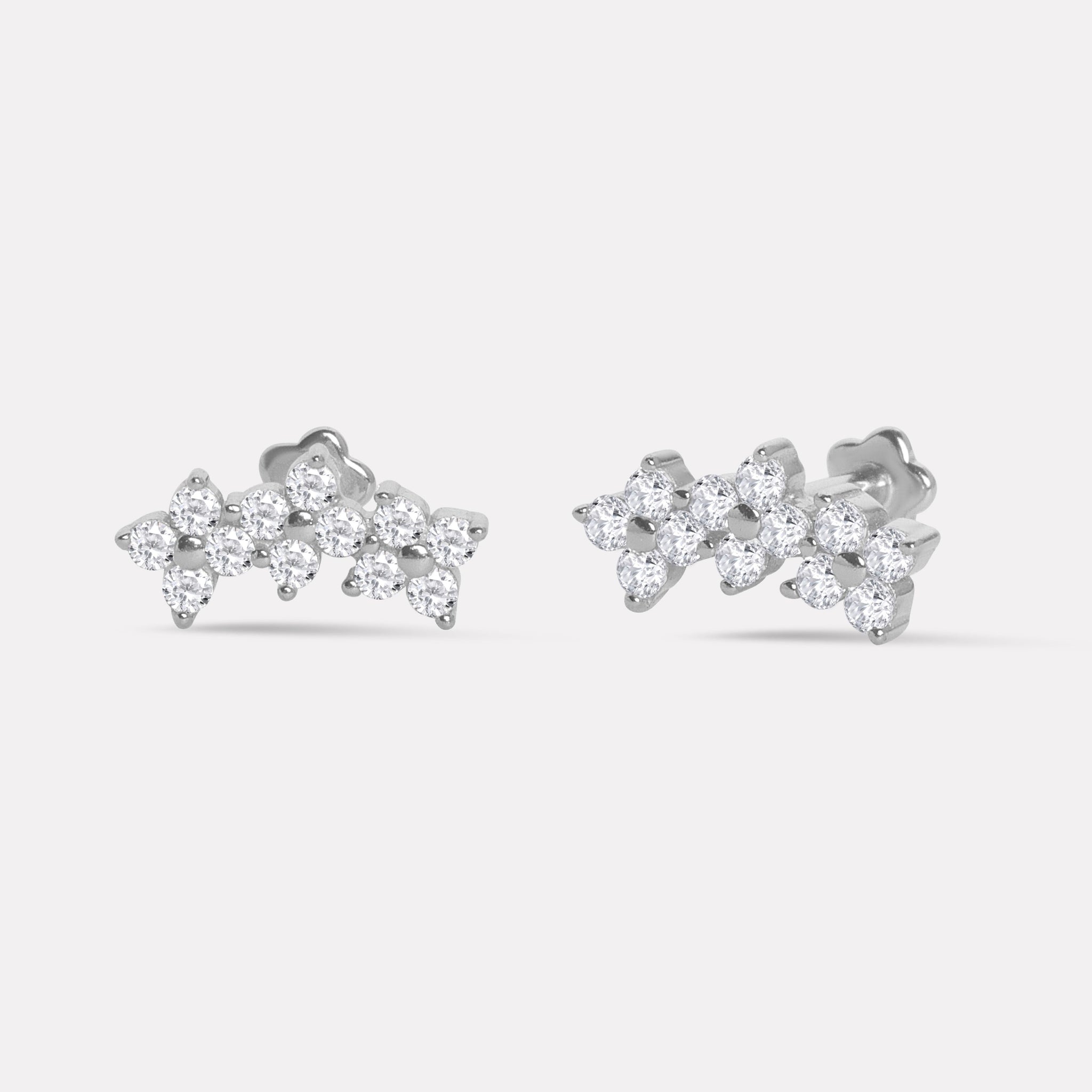 Evelisse Flat Back Stud Earrings