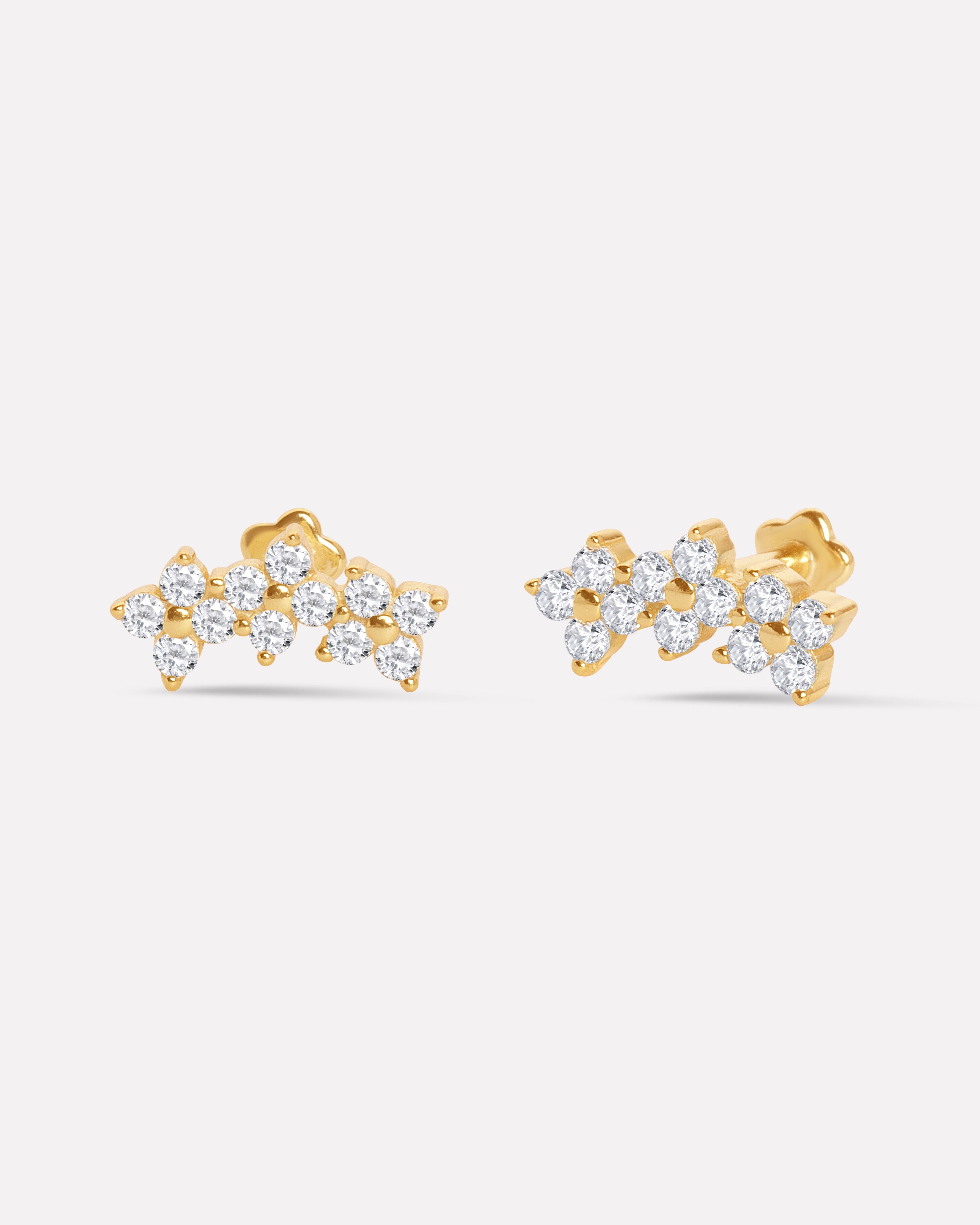 Evelisse Flat Back Stud Earrings