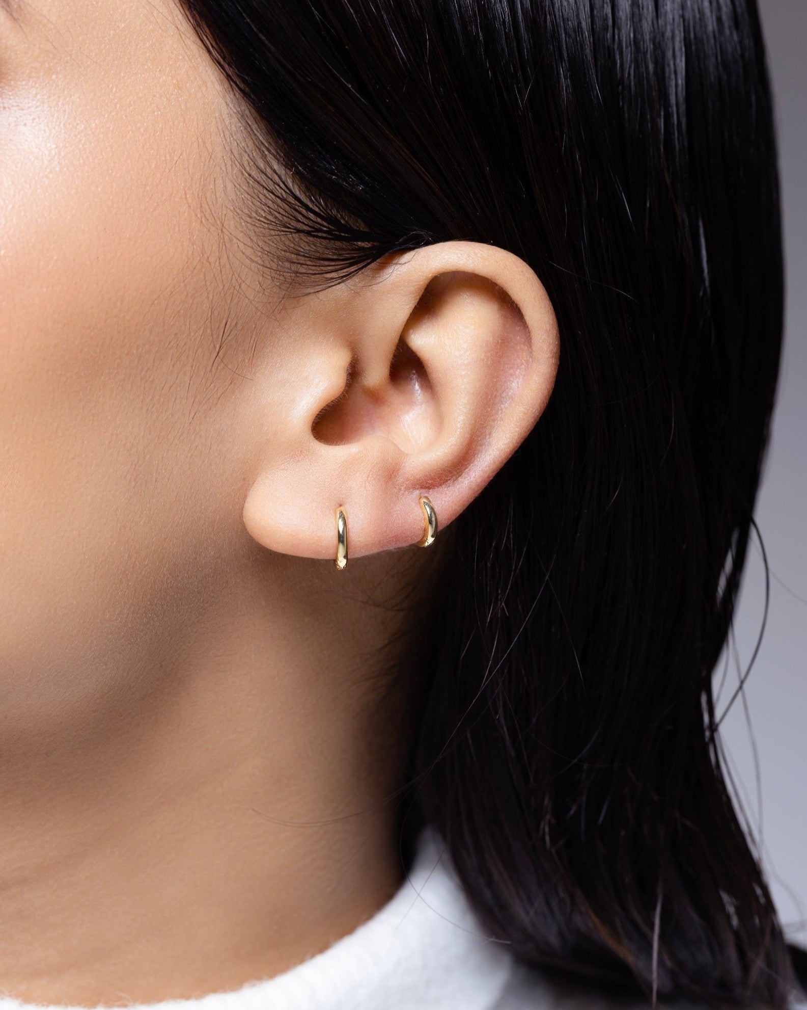 Evergreen Silver Hoops Multiple Sizes Hoop Earrings