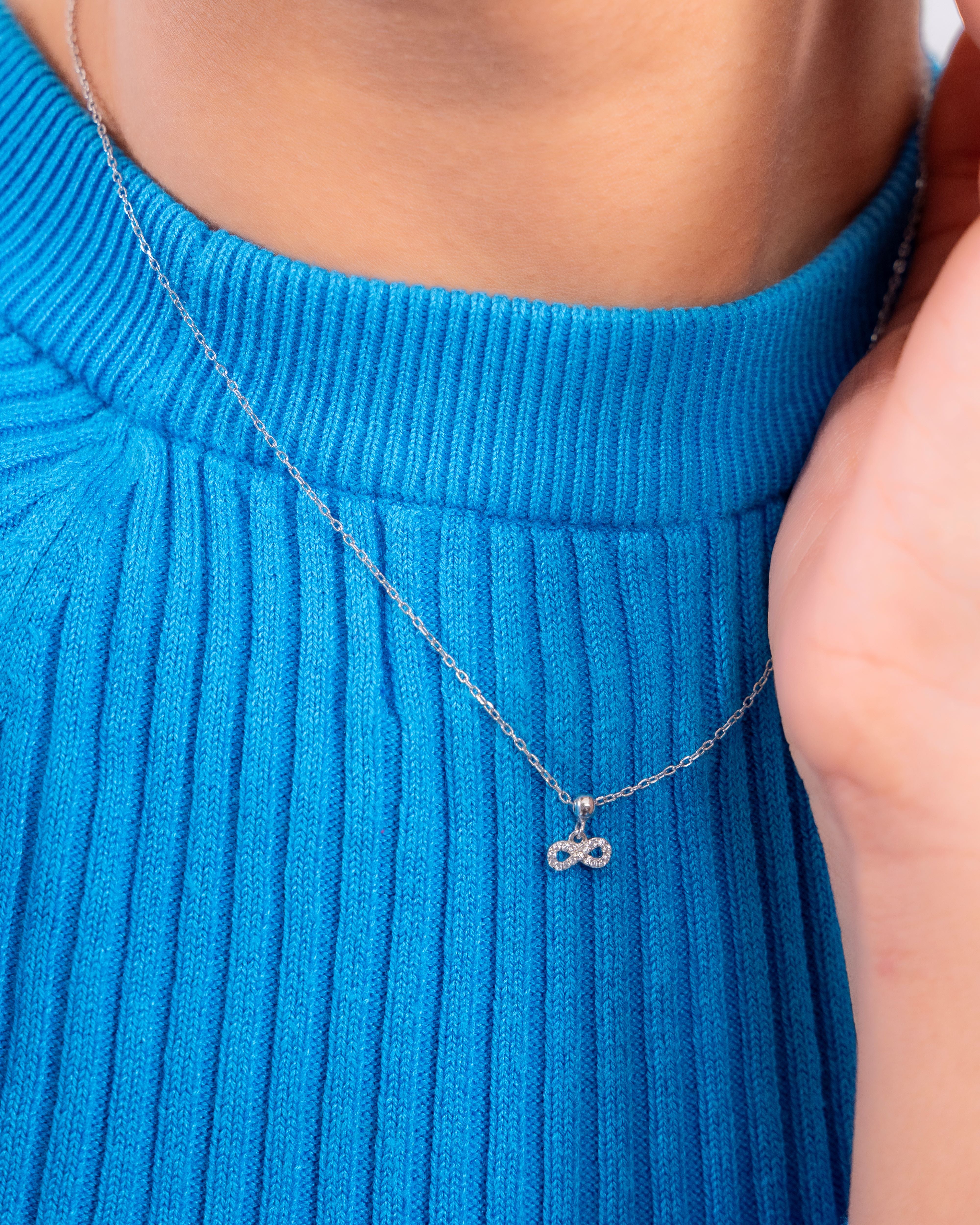 Infinity Charm Symbol Necklace