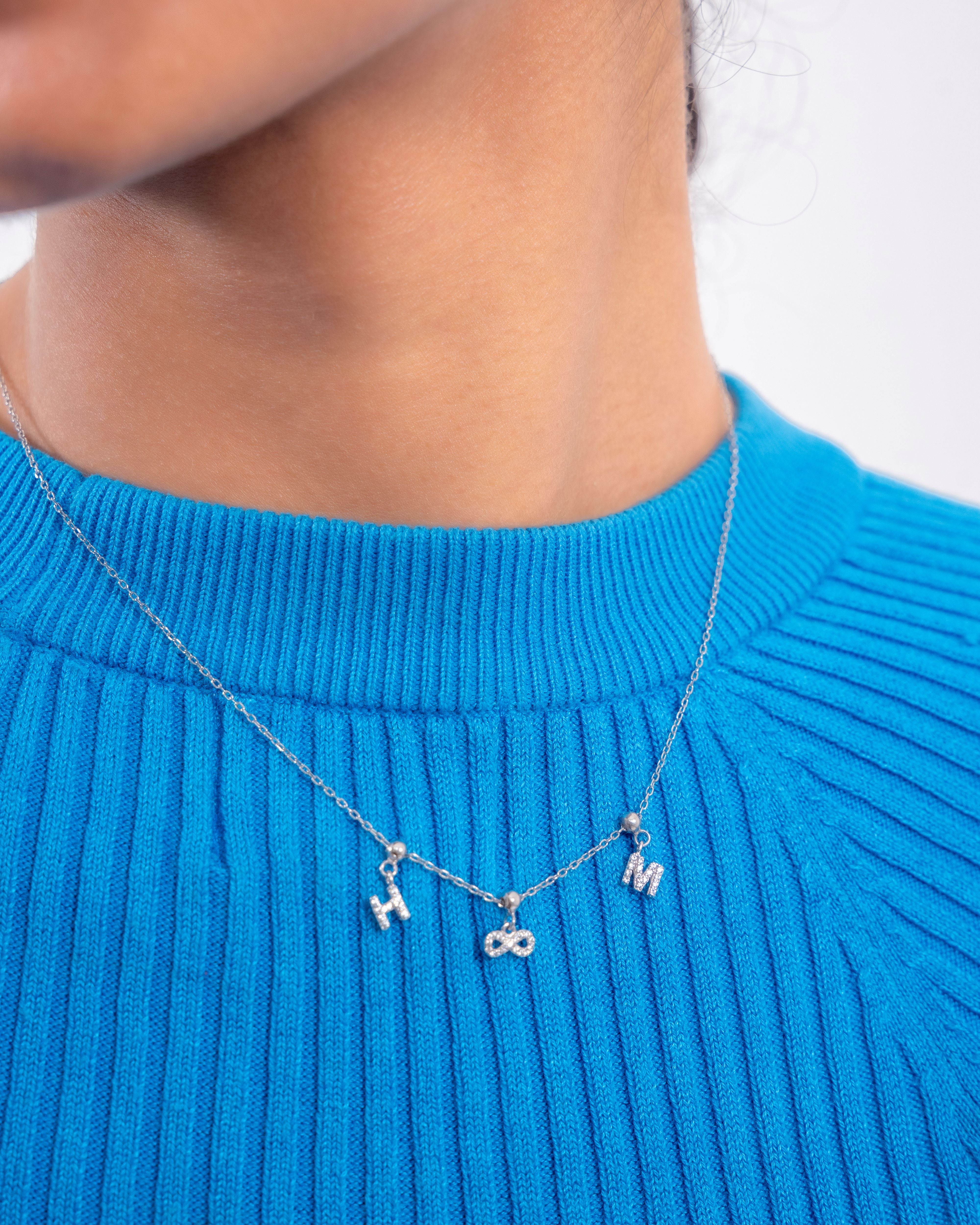Infinity Charm Symbol Necklace