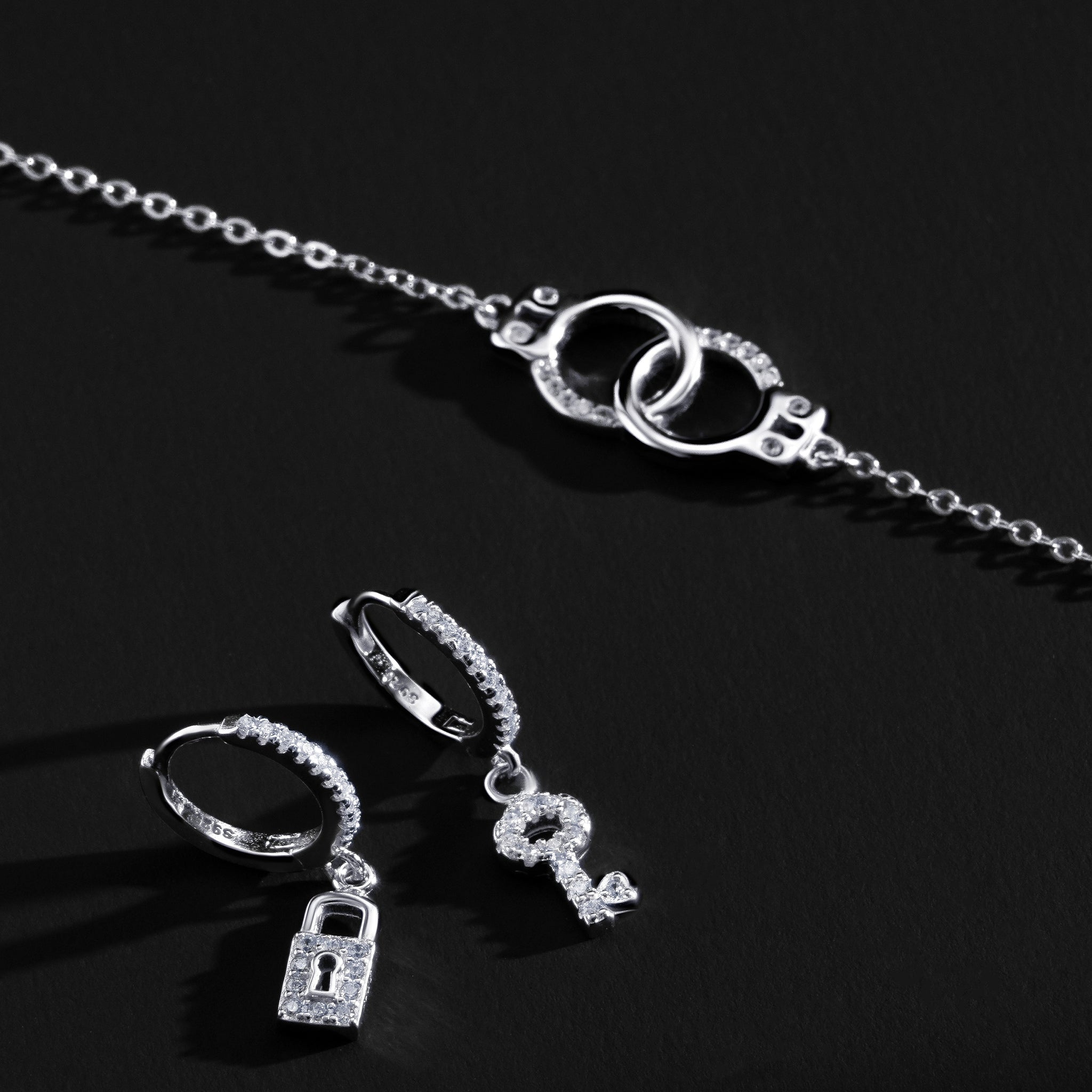 Key To My Lock - Silver Jewelry Set - Gifting Bundle