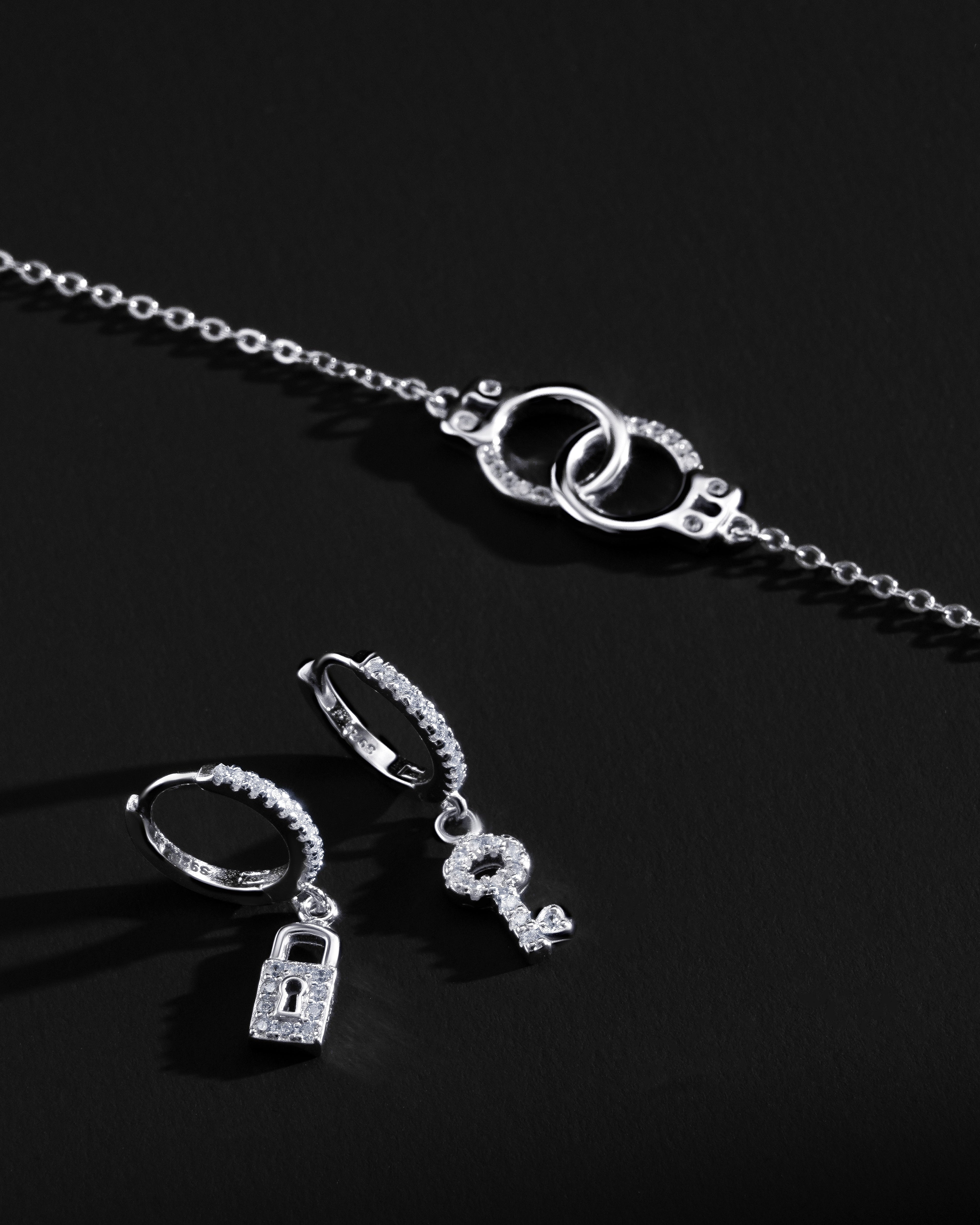 Key To My Lock - Silver Jewelry Set - Gifting Bundle