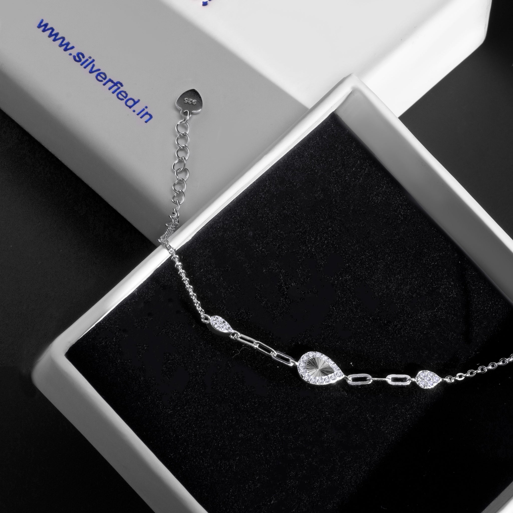 Dew Drops - Silver Bracelet