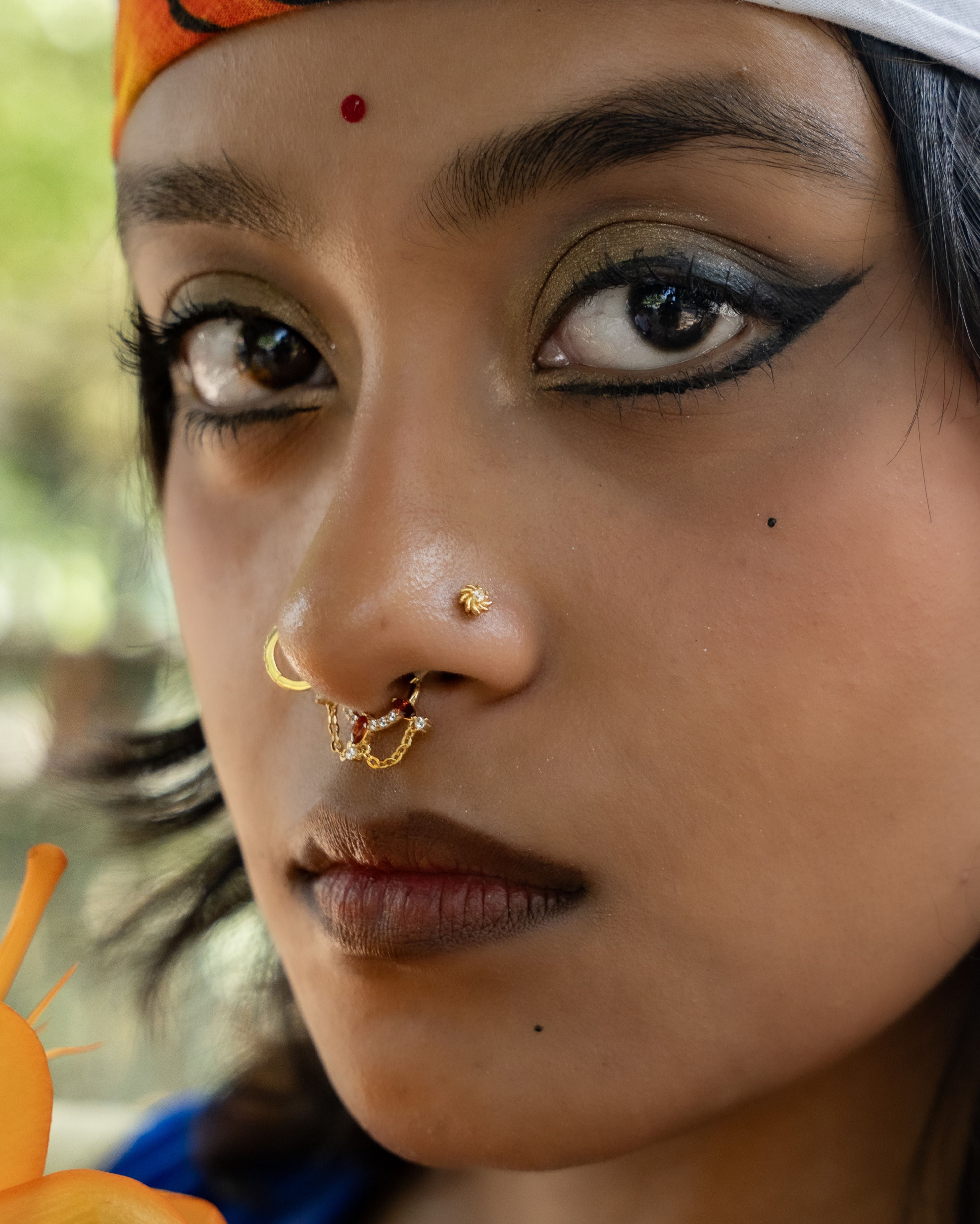 Swirl Pinwheel Nose Pin