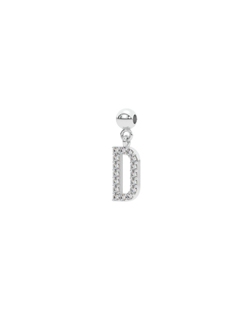 Letter "D" Bead Charm