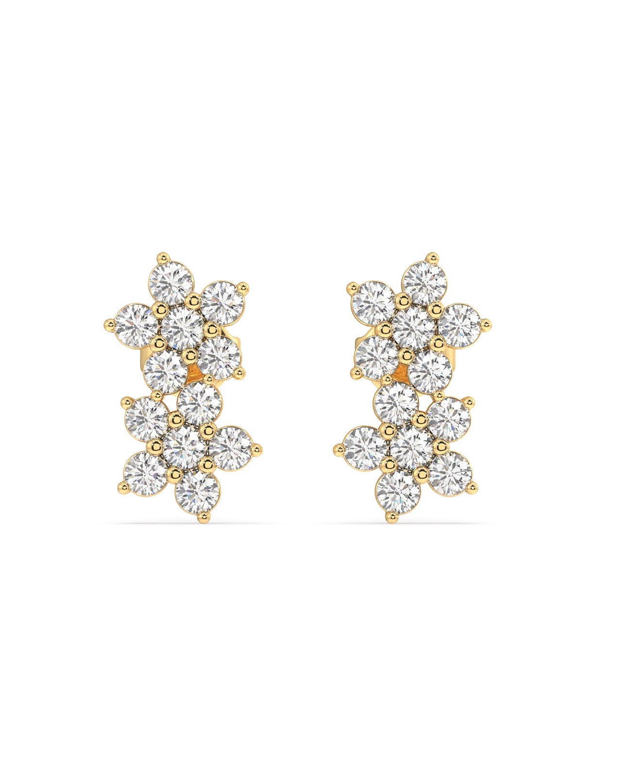 Twin Flower 14kPlated Shot