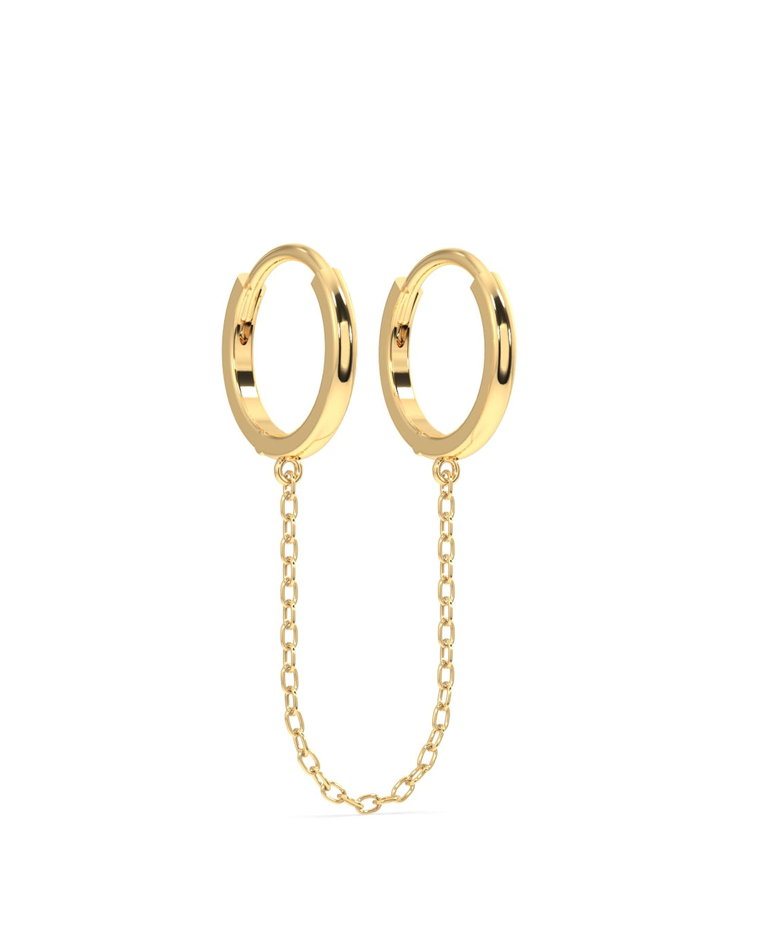 Chain Connector Essential Hoop Chain Earrings