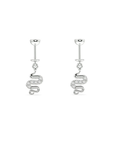 Exclusive Serpent Helix Hanging Earrings