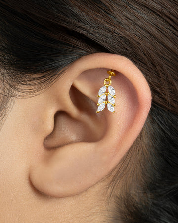 Garland Helix Hanging Earrings