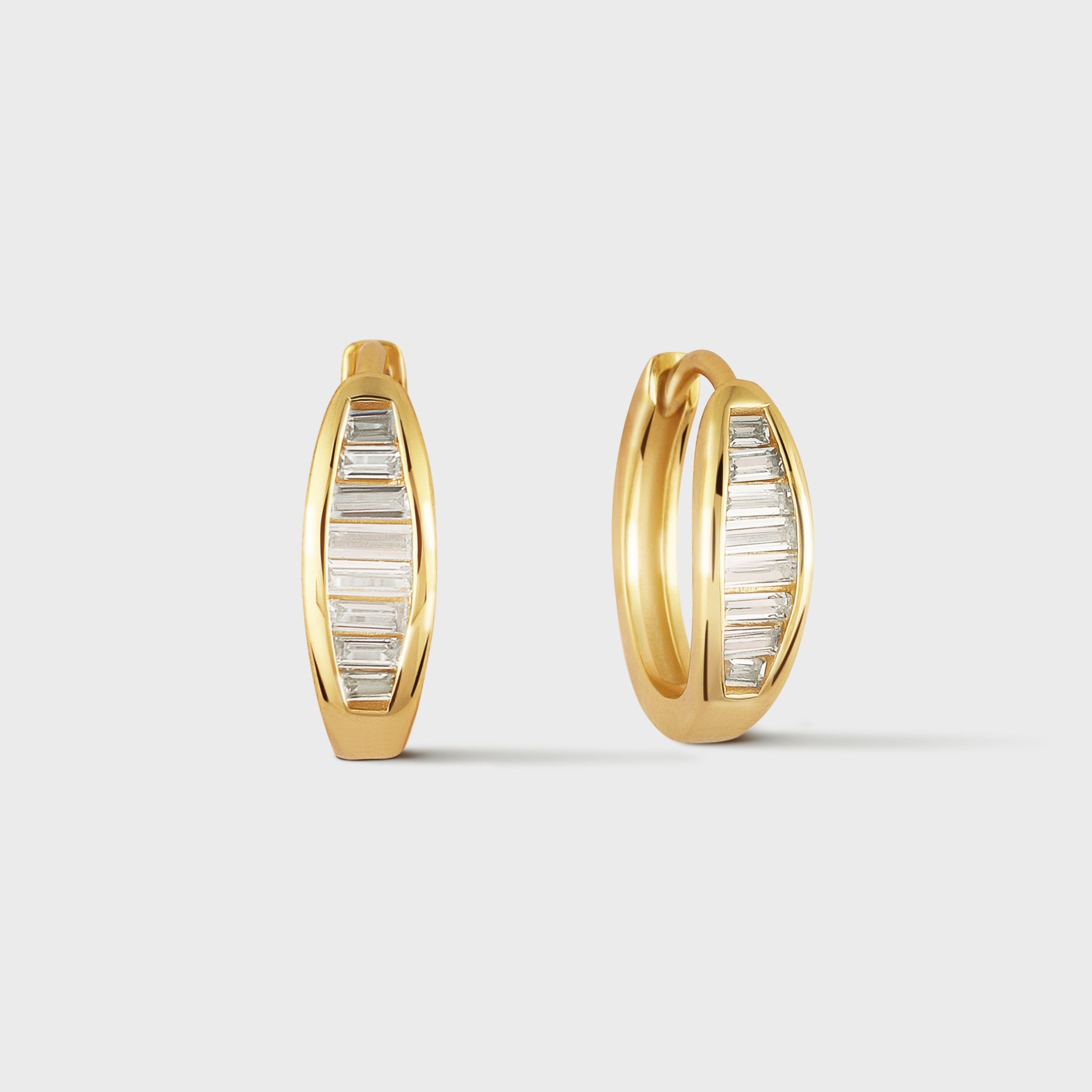 Luna Wave Hoop Earrings