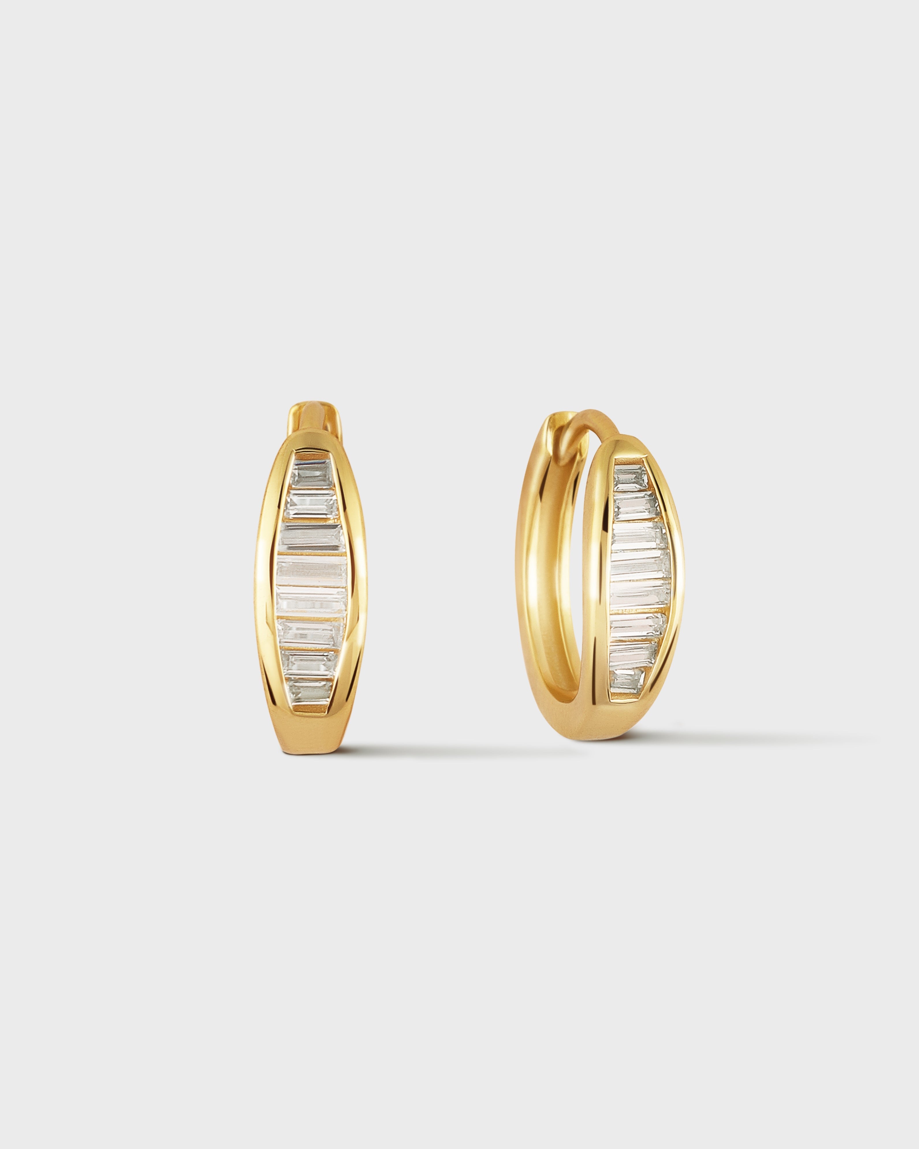 Luna Wave Hoop Earrings